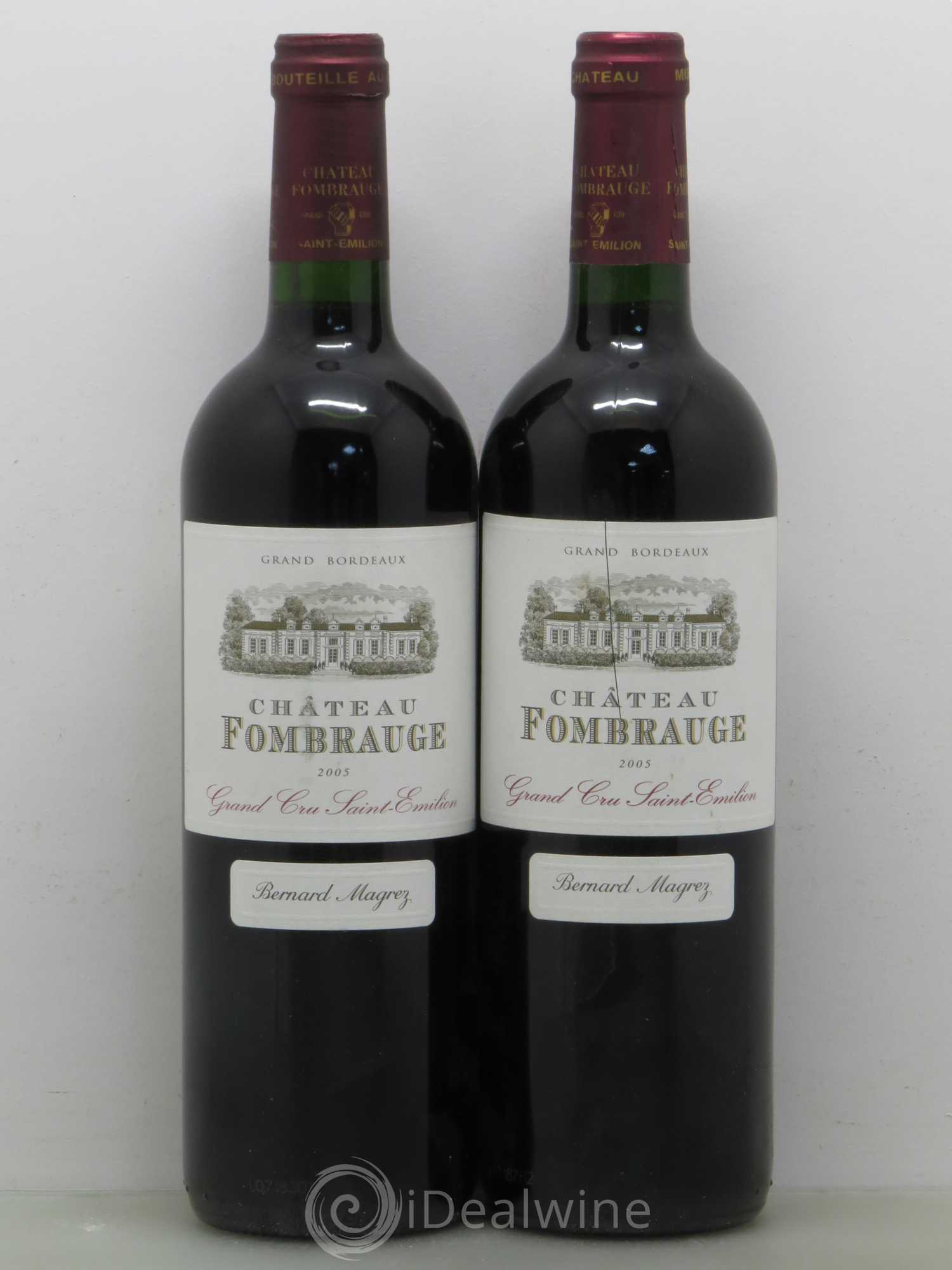 Château Fombrauge Grand Cru Classé 2005 - Lot de 2 bouteilles - 0