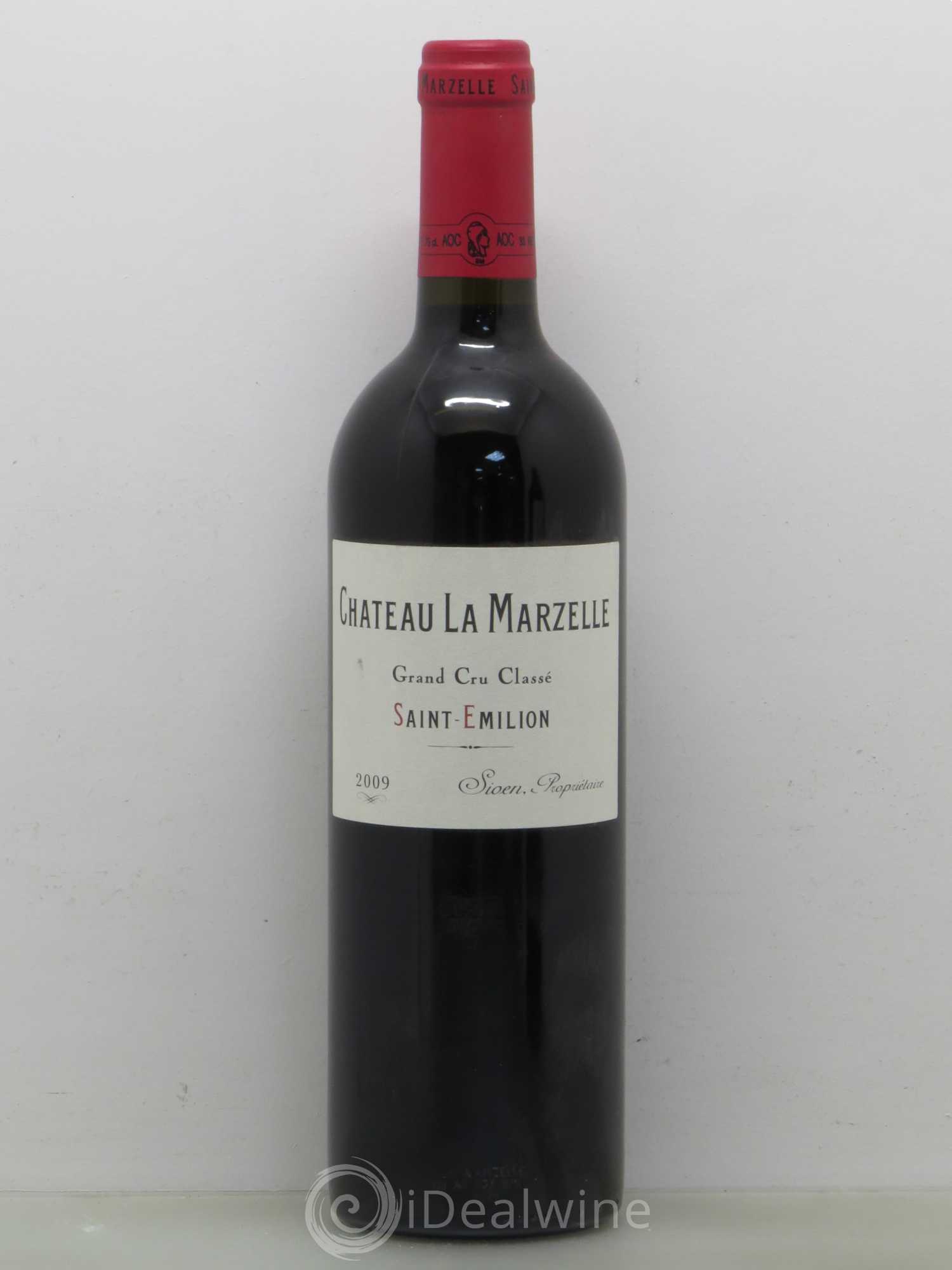 Château La Marzelle Grand Cru Classé 2009 - Lot de 1 bouteille - 0