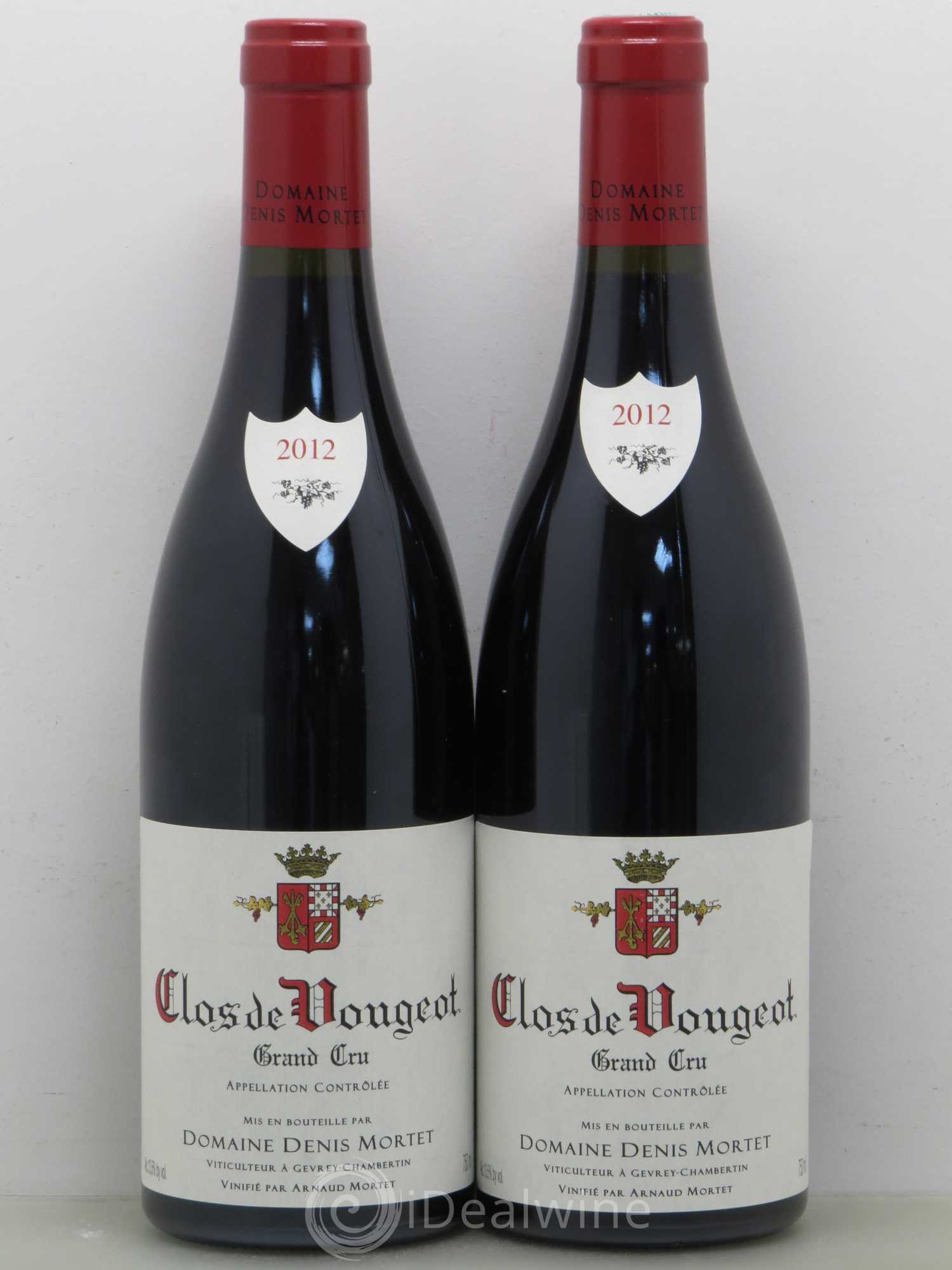 Clos de Vougeot Grand Cru Denis Mortet (Domaine) 2012 - Lot de 2 bouteilles - 0