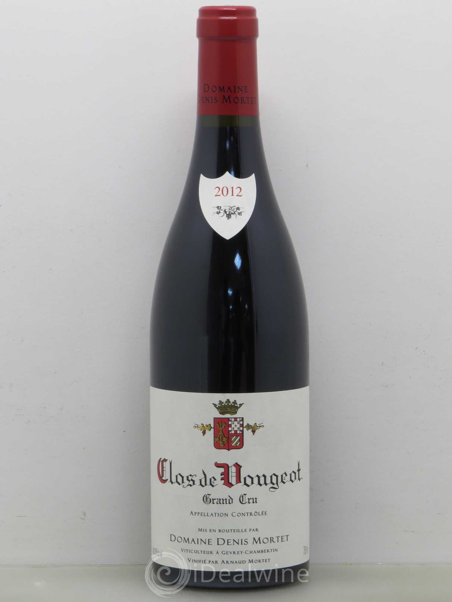 Clos de Vougeot Grand Cru Denis Mortet (Domaine) 2012 - Lot de 1 bouteille - 0
