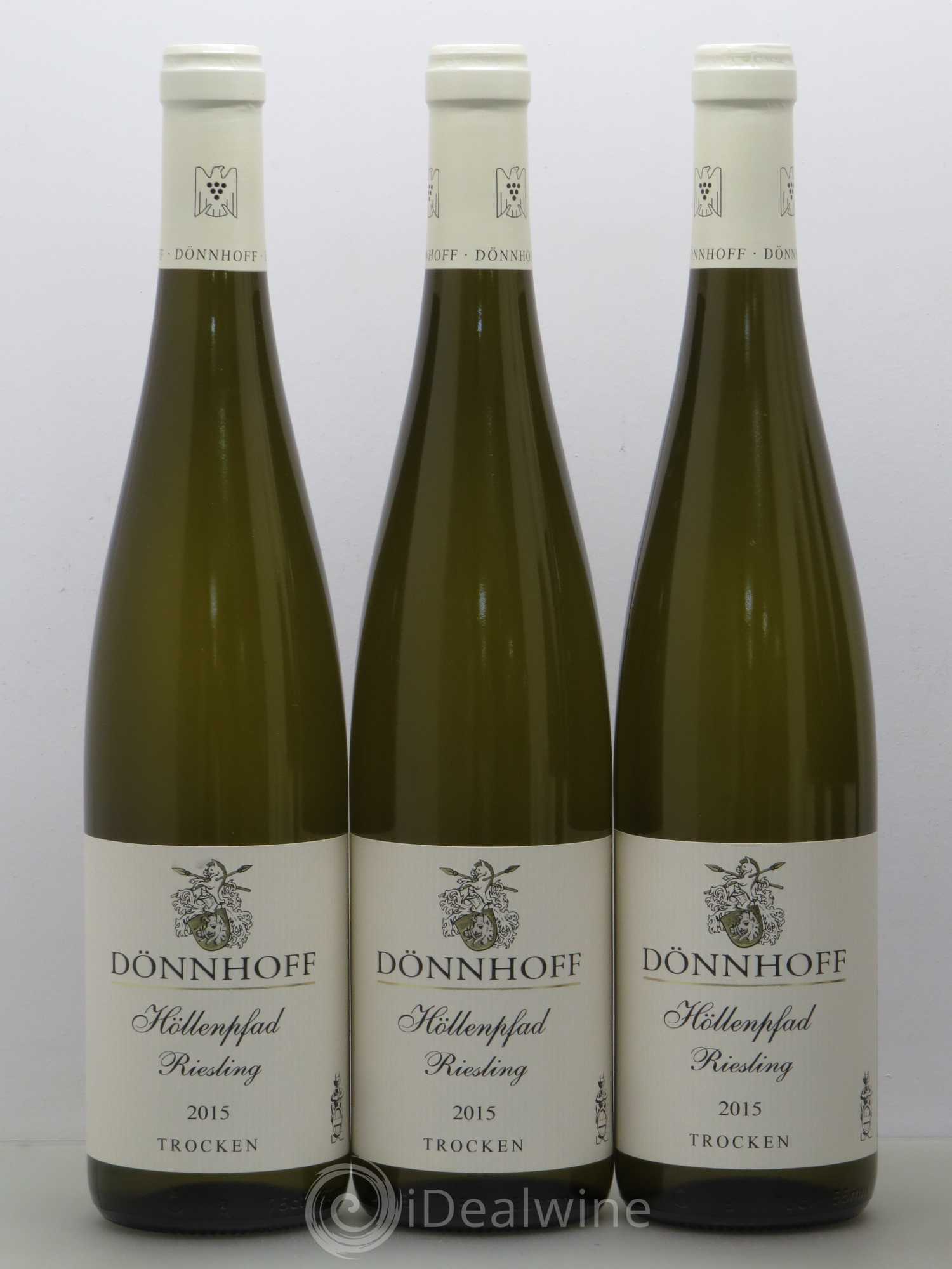 Allemagne Mosel-Saar Donnhoff Hollenpfad 2015 - Posten von 6 Flaschen - 1