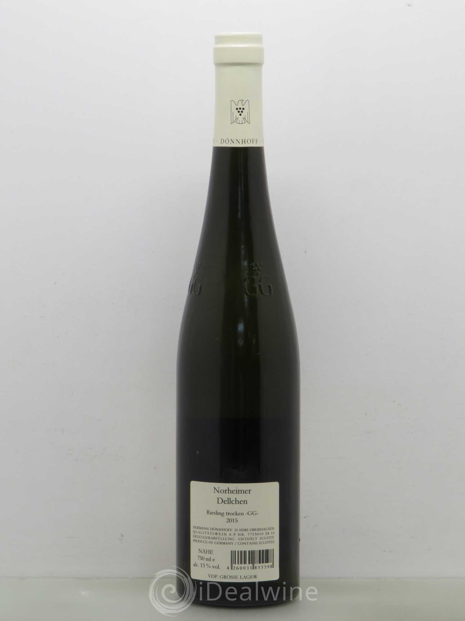 Allemagne Mosel-Saar Donnhoff Dellchen GG 2015 - Posten von 1 Flasche - 1