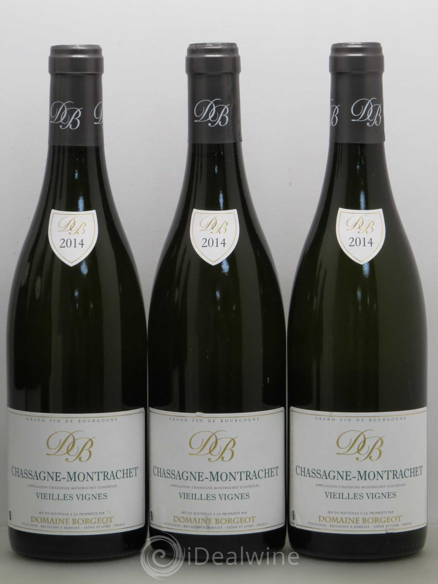 Chassagne-Montrachet Borgeot Vieilles Vignes 2014 - Posten von 6 Flaschen - 1