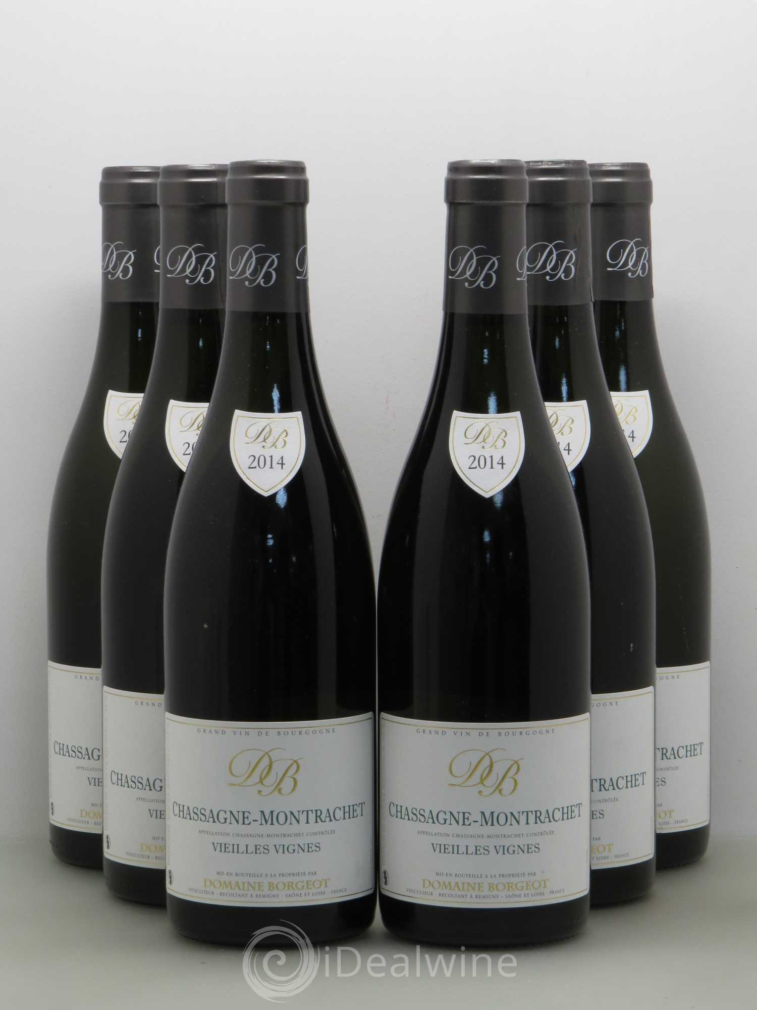 Chassagne-Montrachet Borgeot Vieilles Vignes 2014 - Posten von 6 Flaschen - 0