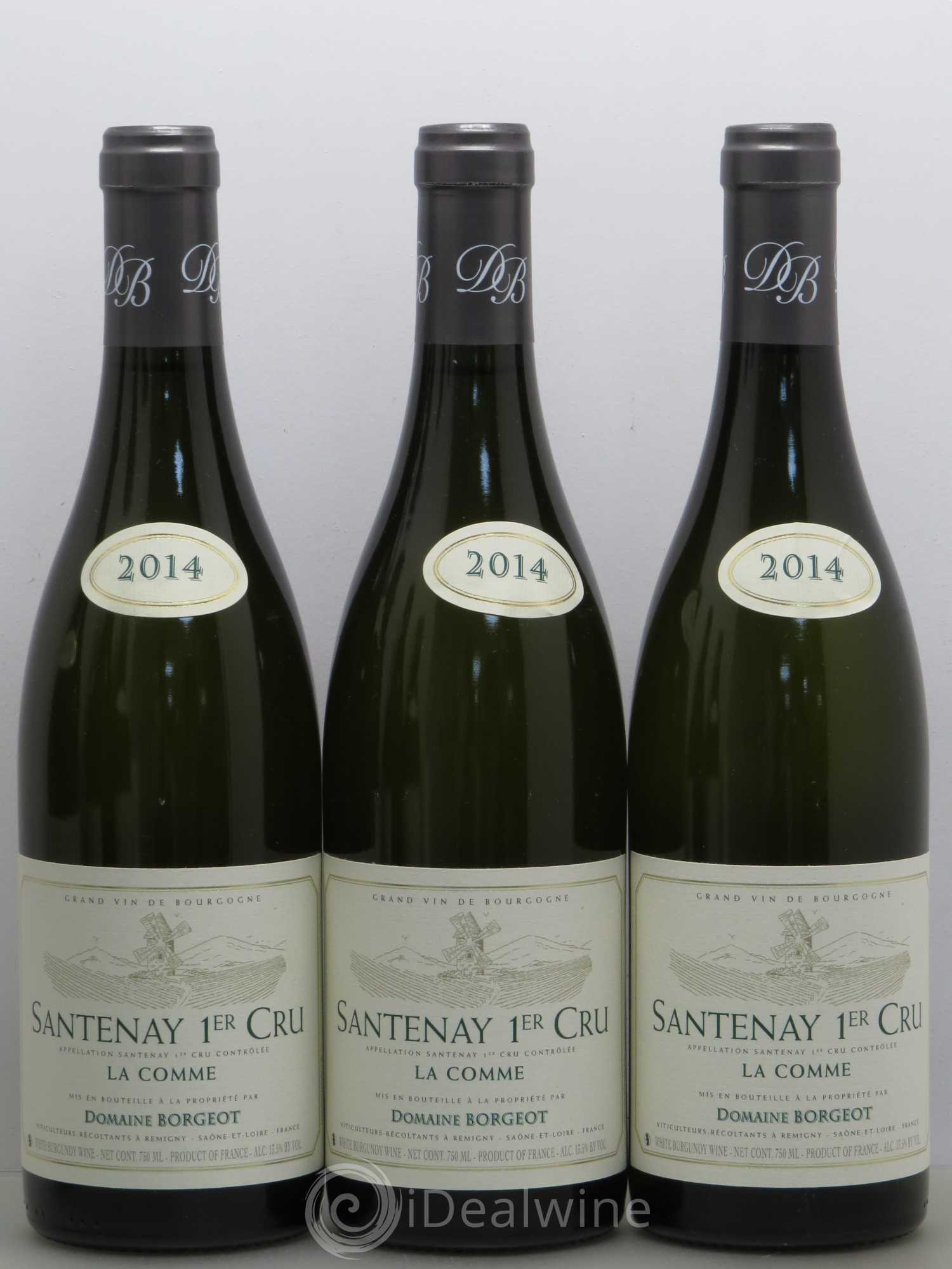 Santenay 1er Cru Borgeot La Comme 2014 - Lot de 6 bouteilles - 1
