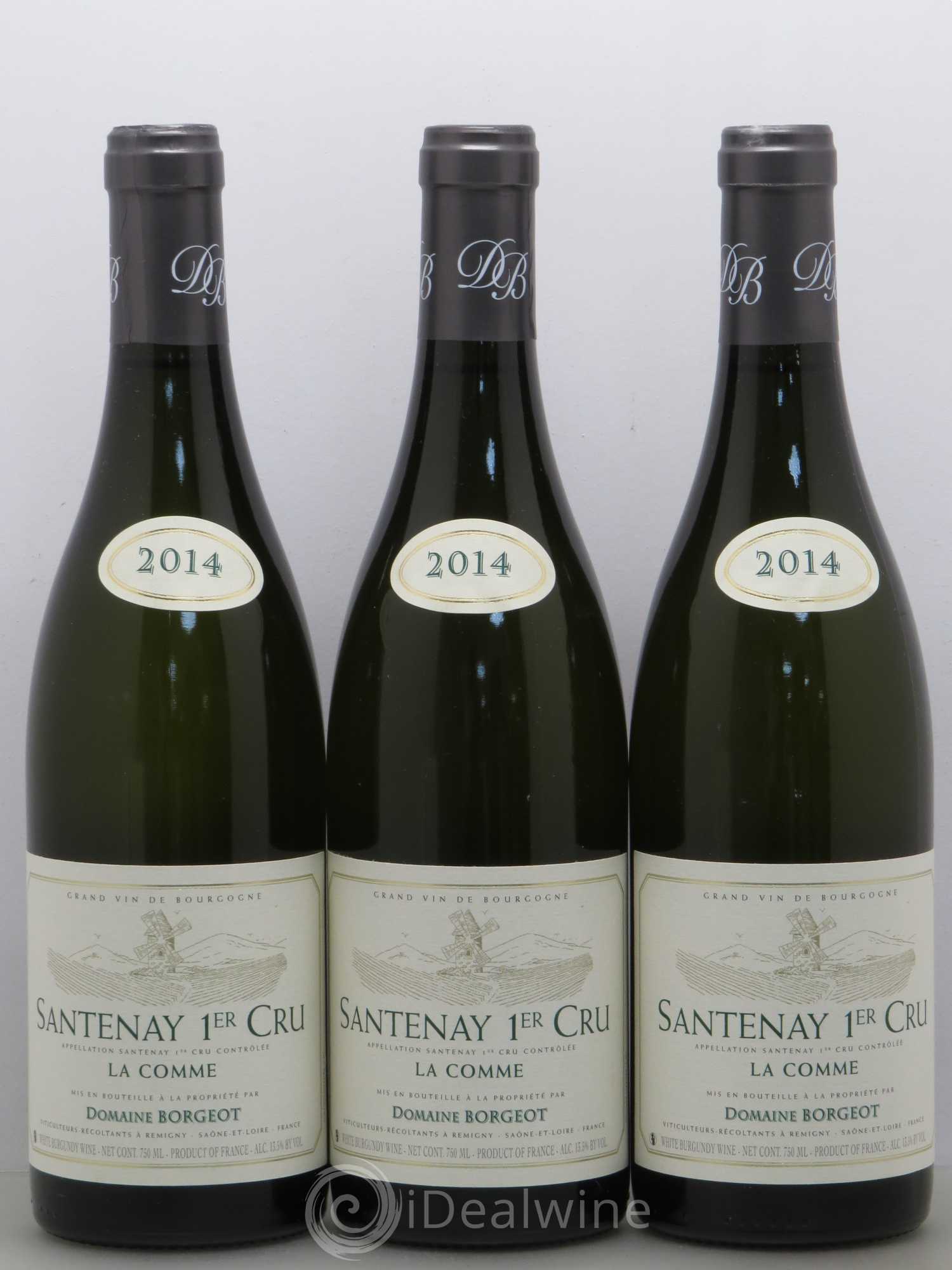 Santenay 1er Cru Borgeot La Comme 2014 - Lot de 6 bouteilles - 2