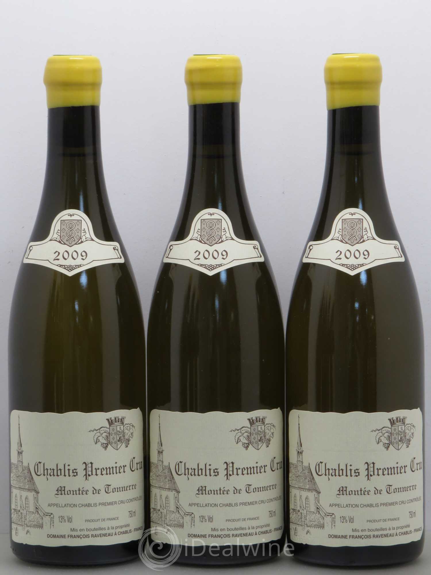 Chablis 1er Cru Montée de Tonnerre Raveneau (Domaine) 2009 - Lot de 6 bouteilles - 1
