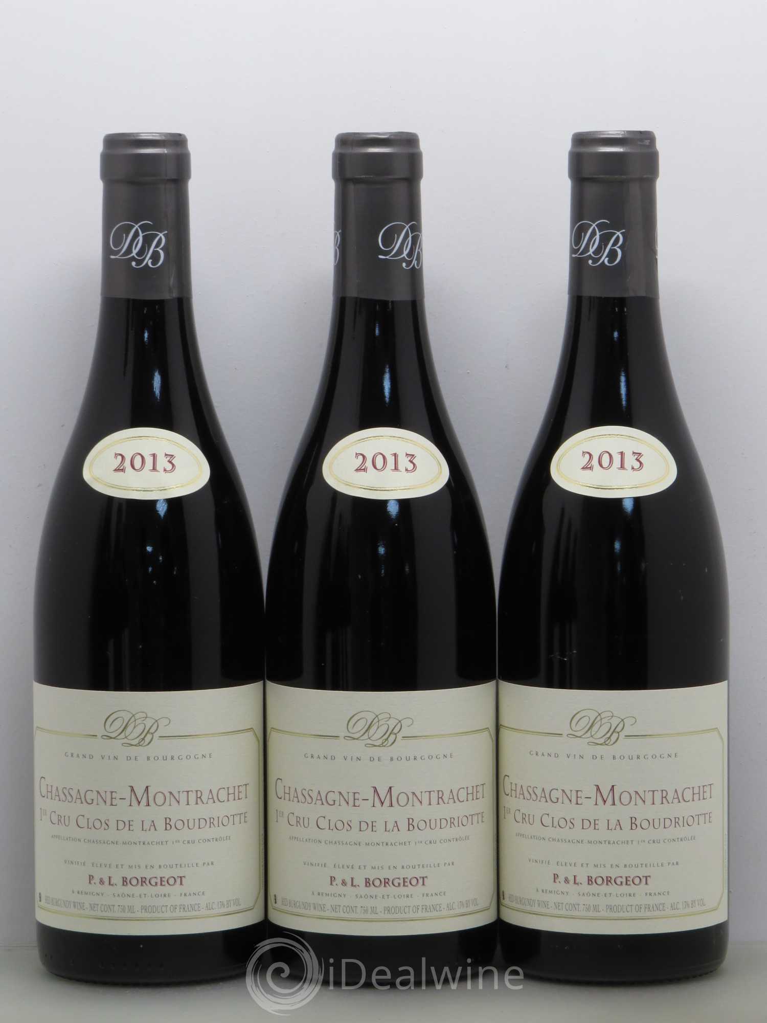 Chassagne-Montrachet 1er Cru Borgeot Clos De La Boudriotte 2013 - Posten von 6 Flaschen - 1