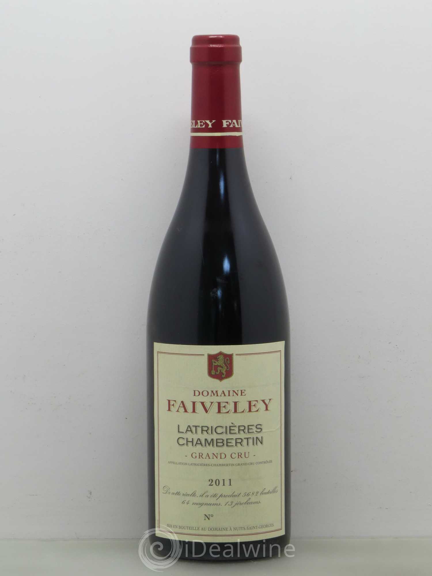 Latricières-Chambertin Grand Cru Faiveley 2011 - Lot de 1 bouteille - 0