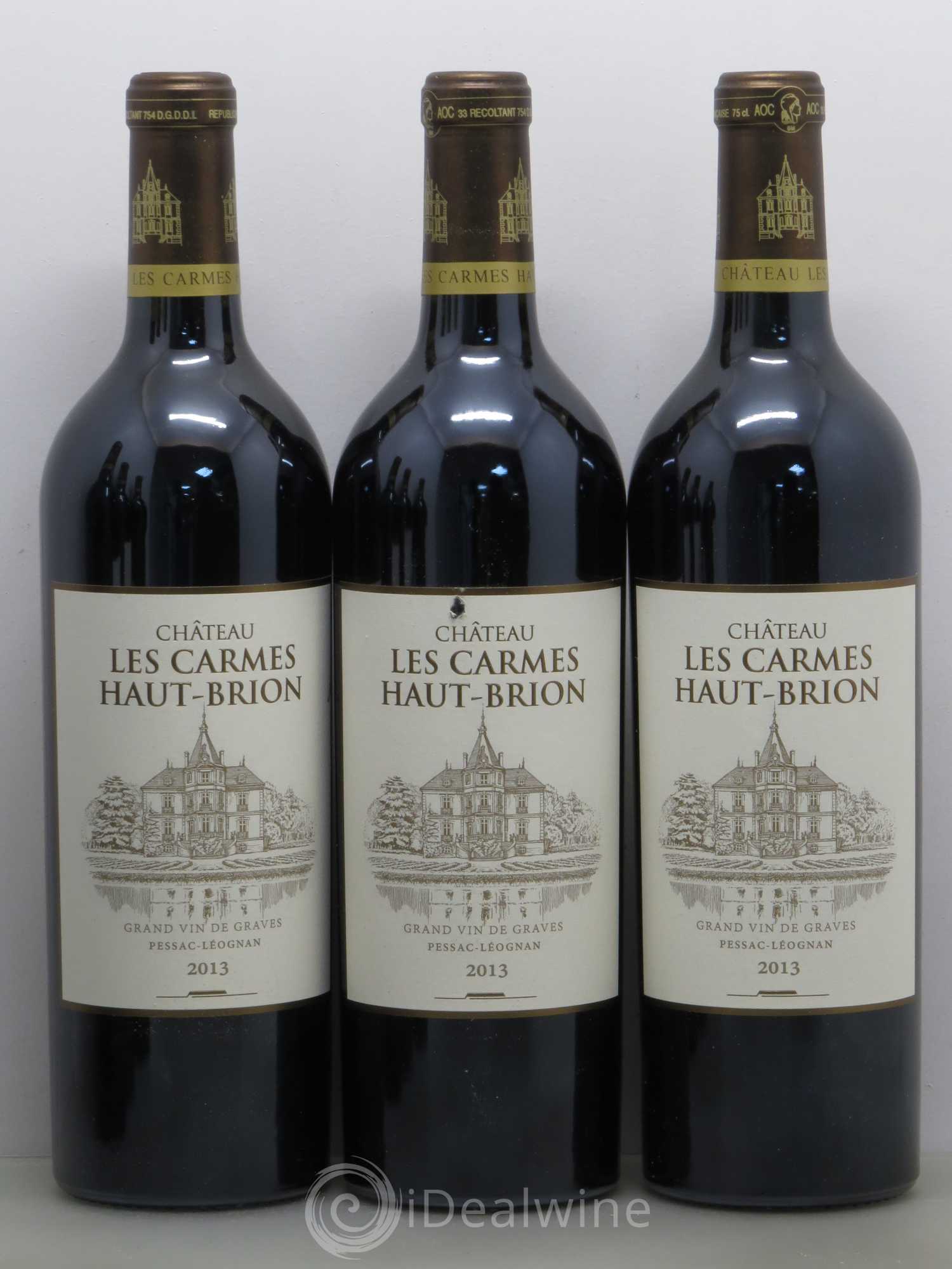 Château Les Carmes Haut-Brion 2013 - Lot de 6 bouteilles - 1
