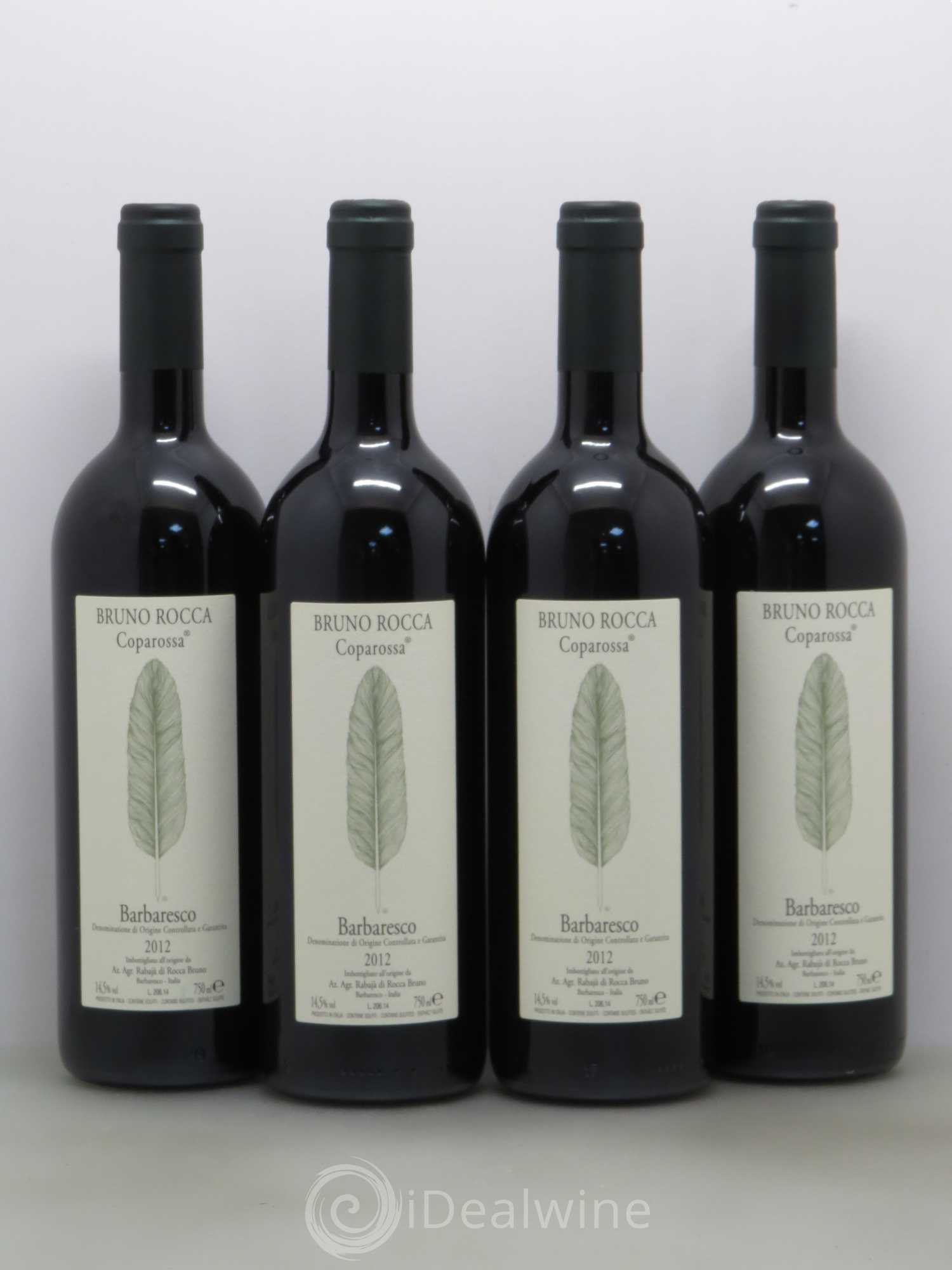 Barbaresco DOCG Bruno Rocca Coparossa DOCG 2012 - Lot of 4 bottles - 0