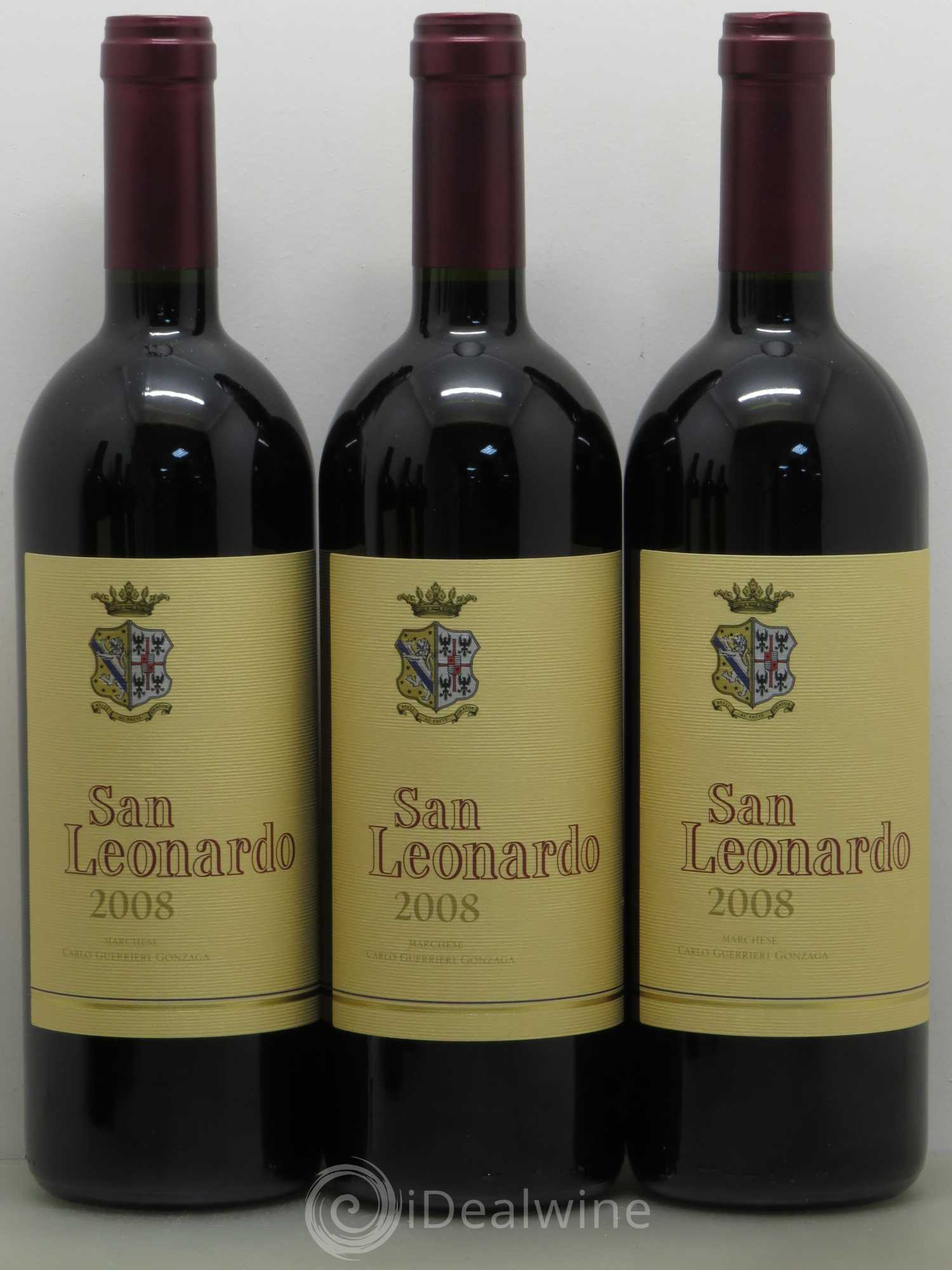 Italie San Leonardo Tenuta San Leonardo IGT Vigneti delle Dolomiti 2008 - Posten von 6 Flaschen - 1