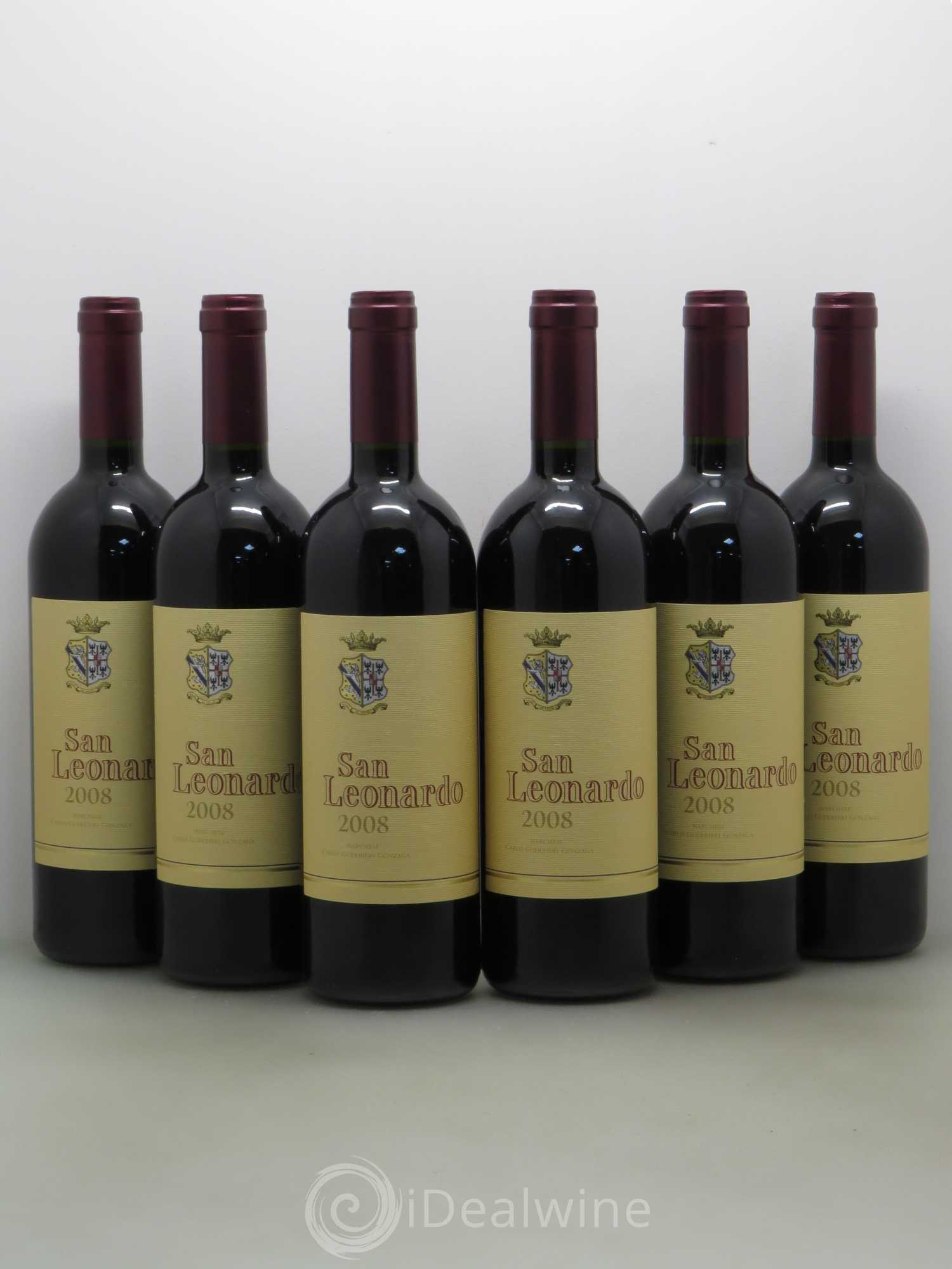 Italie San Leonardo Tenuta San Leonardo IGT Vigneti delle Dolomiti 2008 - Posten von 6 Flaschen - 0