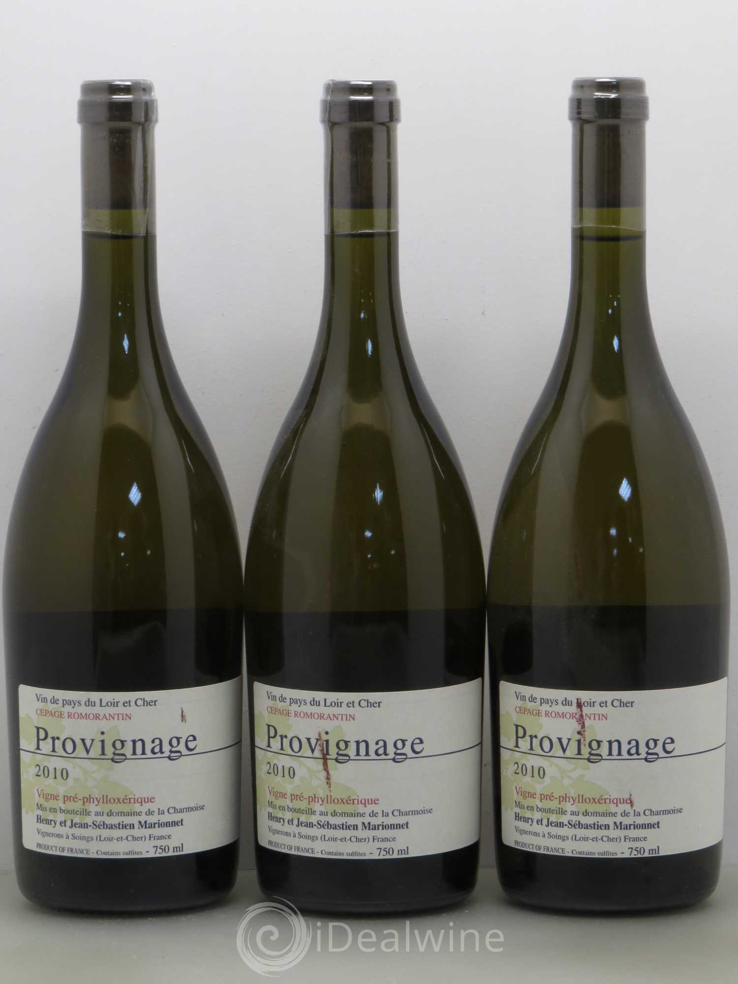 Vin de France Provignage Henri et Jean Sébastien Marionnet 2010 - Lot de 6 bouteilles - 1