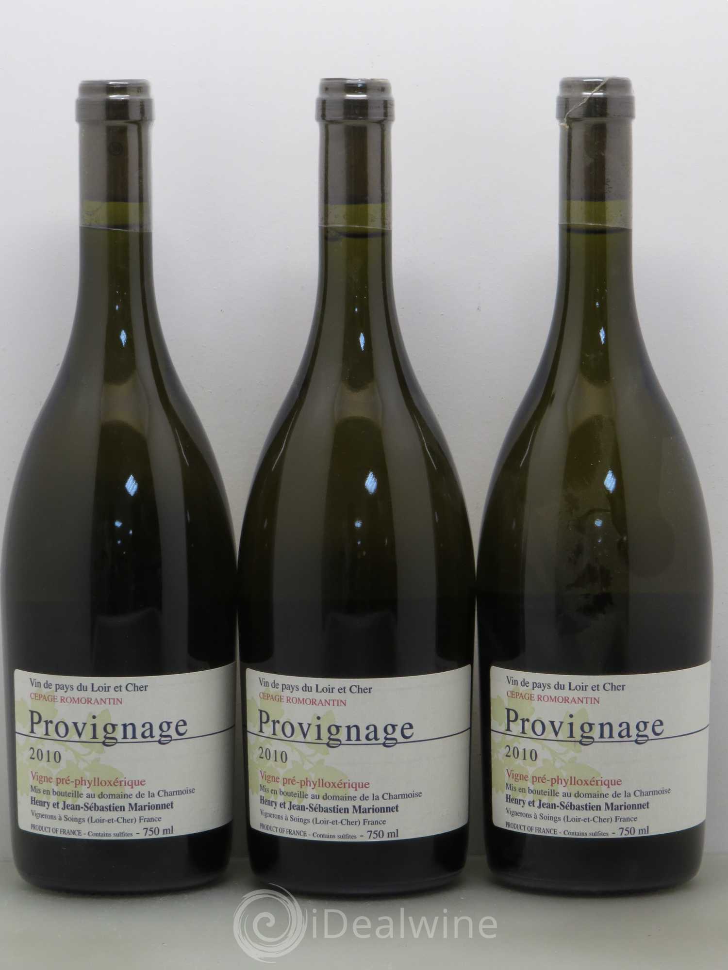 Vin de France Provignage Henri et Jean Sébastien Marionnet 2010 - Posten von 3 Flaschen - 0