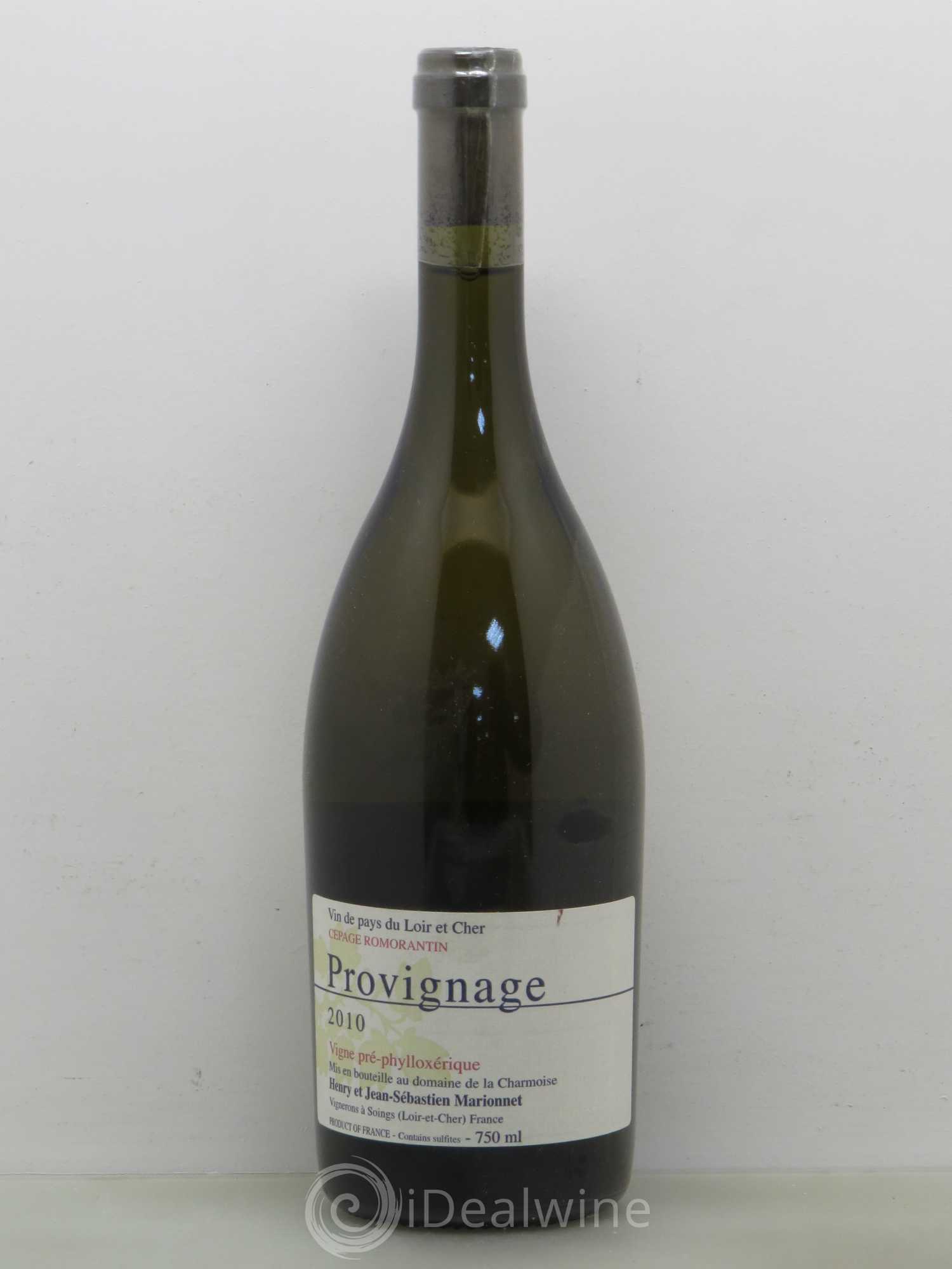 Vin de France Provignage Henri et Jean Sébastien Marionnet 2010 - Posten von 1 Flasche - 0