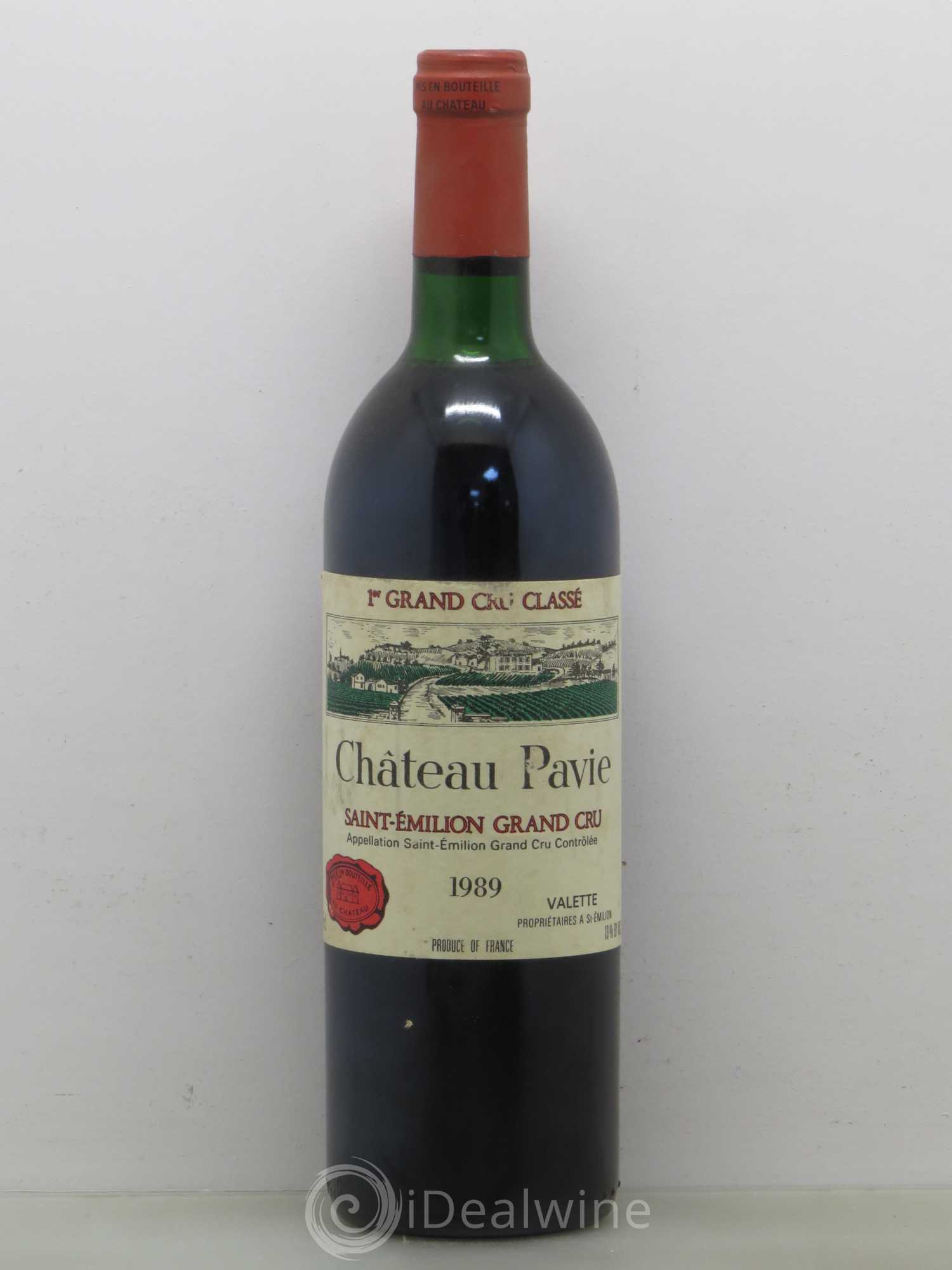 Château Pavie 1er Grand Cru Classé A 1989 - Lot de 1 bouteille - 0