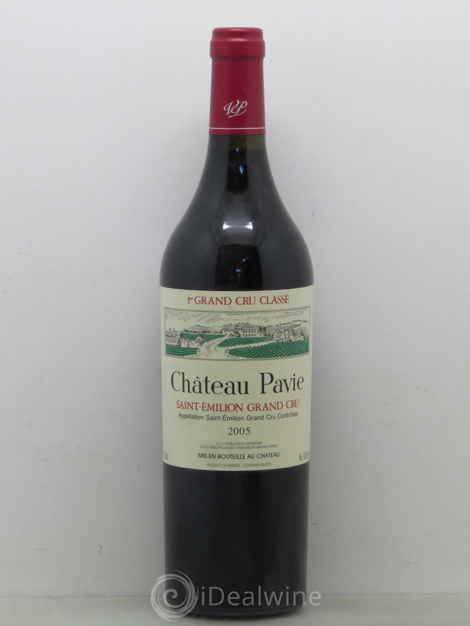 Château Pavie 1er Grand Cru Classé A 2005 - Lot de 1 bouteille - 0