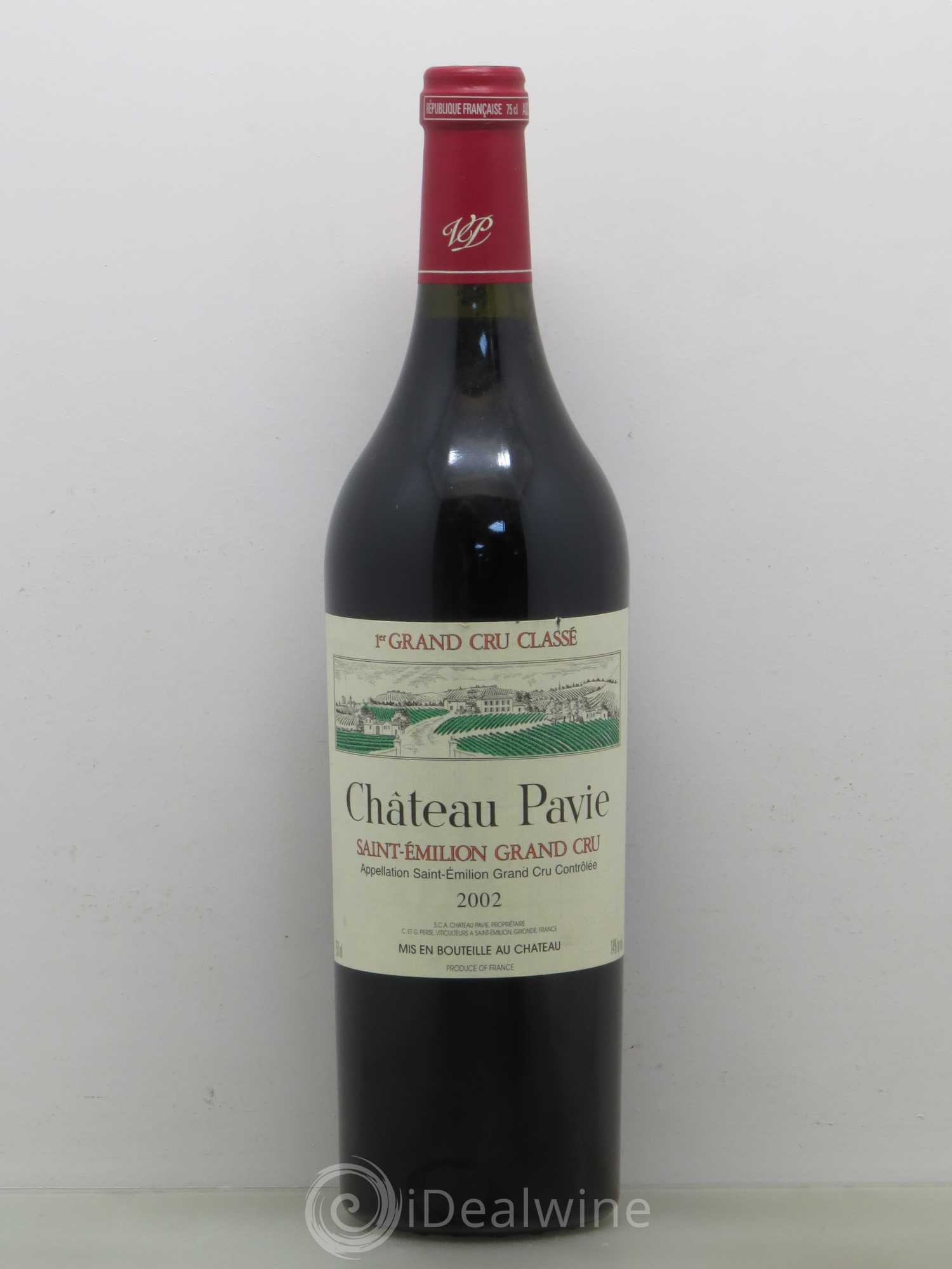 Château Pavie 1er Grand Cru Classé A 2002 - Lot de 1 bouteille - 0