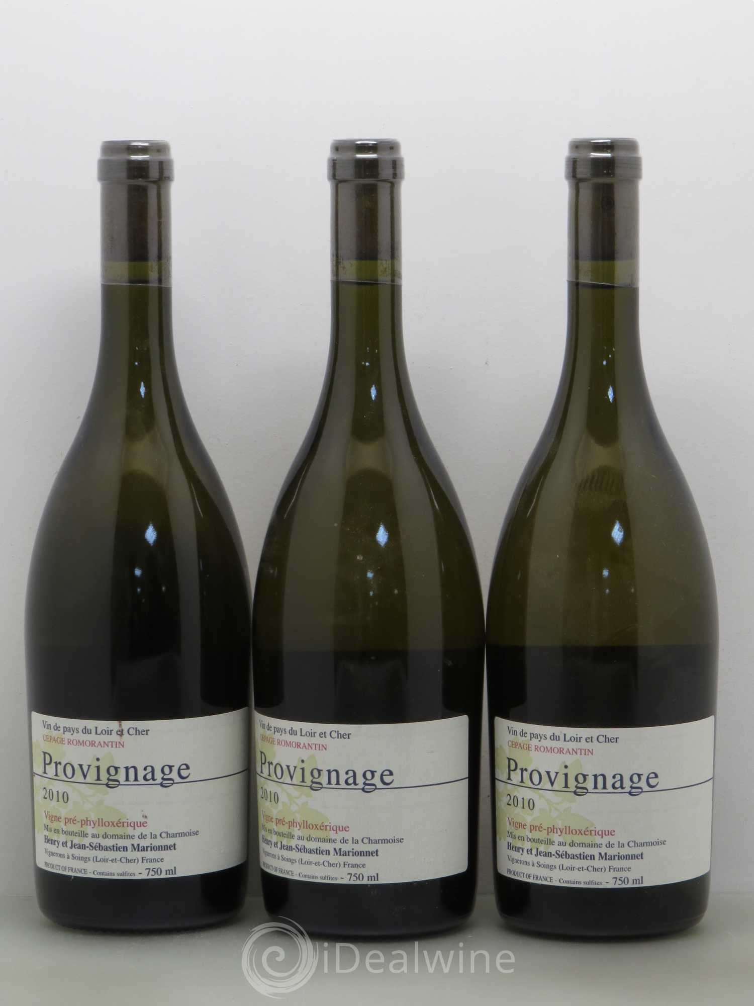 Vin de France Provignage Henri et Jean Sébastien Marionnet 2010 - Posten von 3 Flaschen - 0
