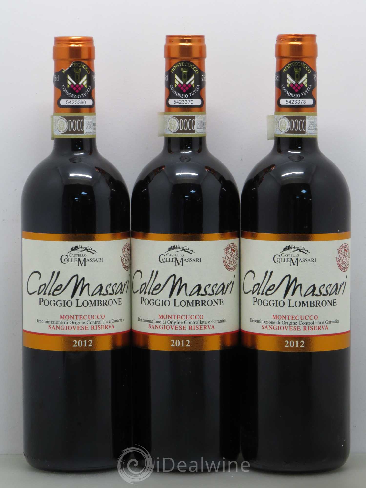 Italie Colle Massari Poggio Lombrone Montecucco DOCG sangiovese riserva 2012 - Posten von 6 Flaschen - 1