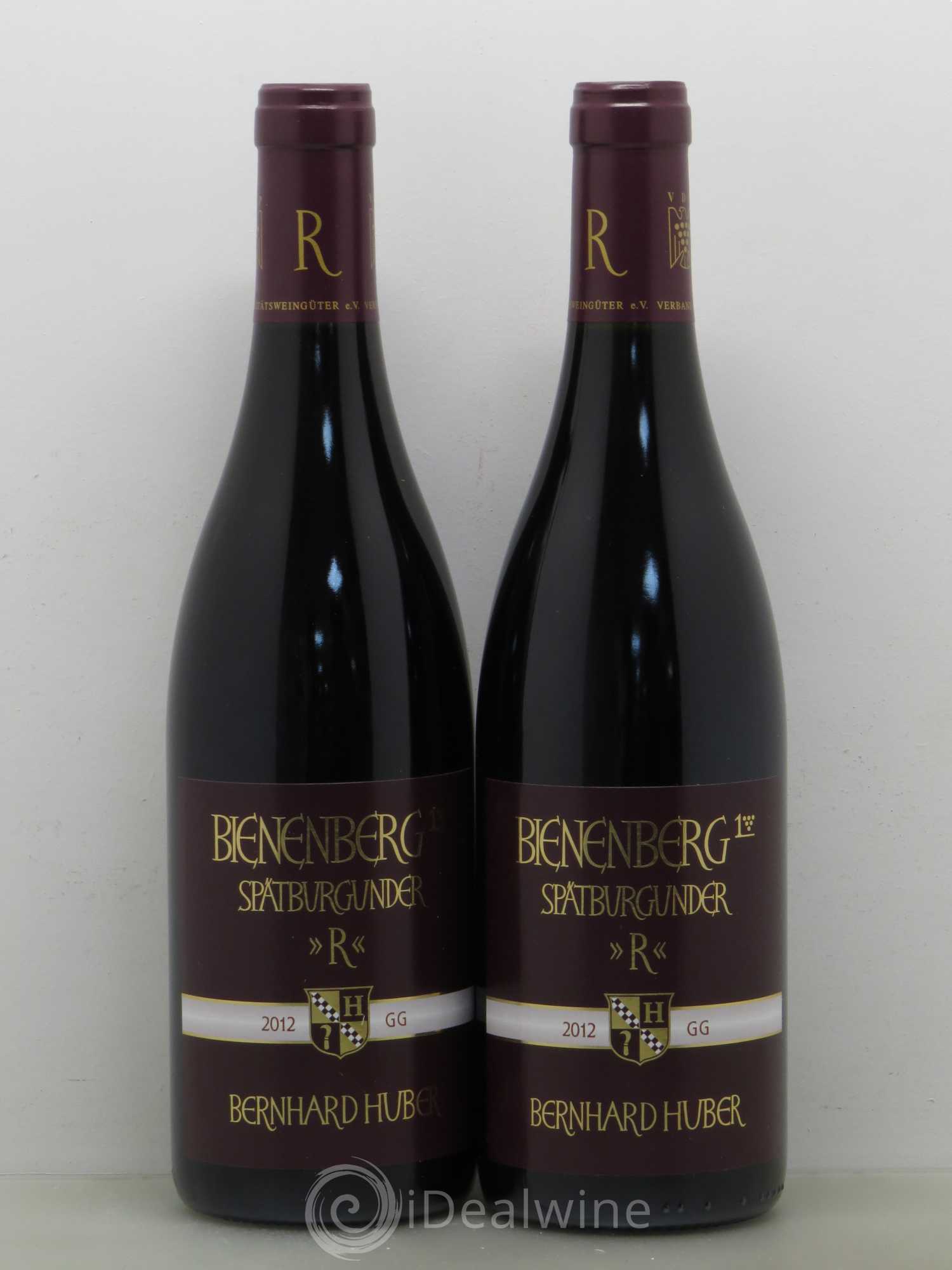Allemagne Bienenberg Sparburgunder (pinot noir) R GG Prädikats Qualitätswein Trocken Bernard Huber Baden 2012 - Posten von 2 Flaschen - 0