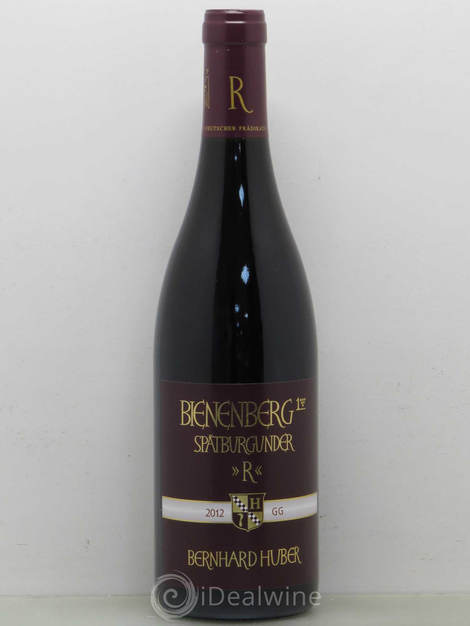 Allemagne Bienenberg Sparburgunder (pinot noir) R GG Prädikats Qualitätswein Trocken Bernard Huber Baden 2012 - Posten von 1 Flasche - 0