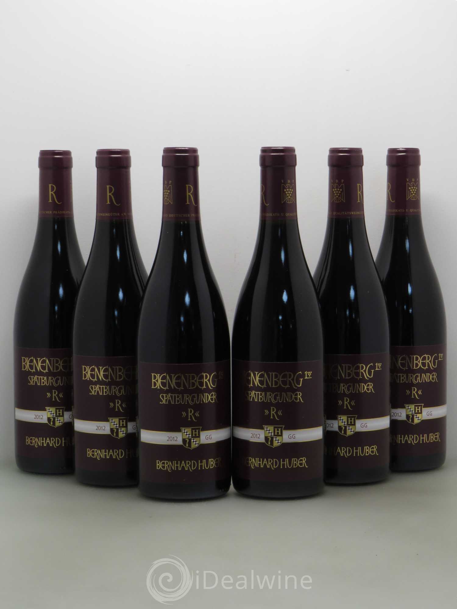 Allemagne Bienenberg Sparburgunder (pinot noir) R GG Prädikats Qualitätswein Trocken Bernard Huber Baden 2012 - Posten von 6 Flaschen - 0