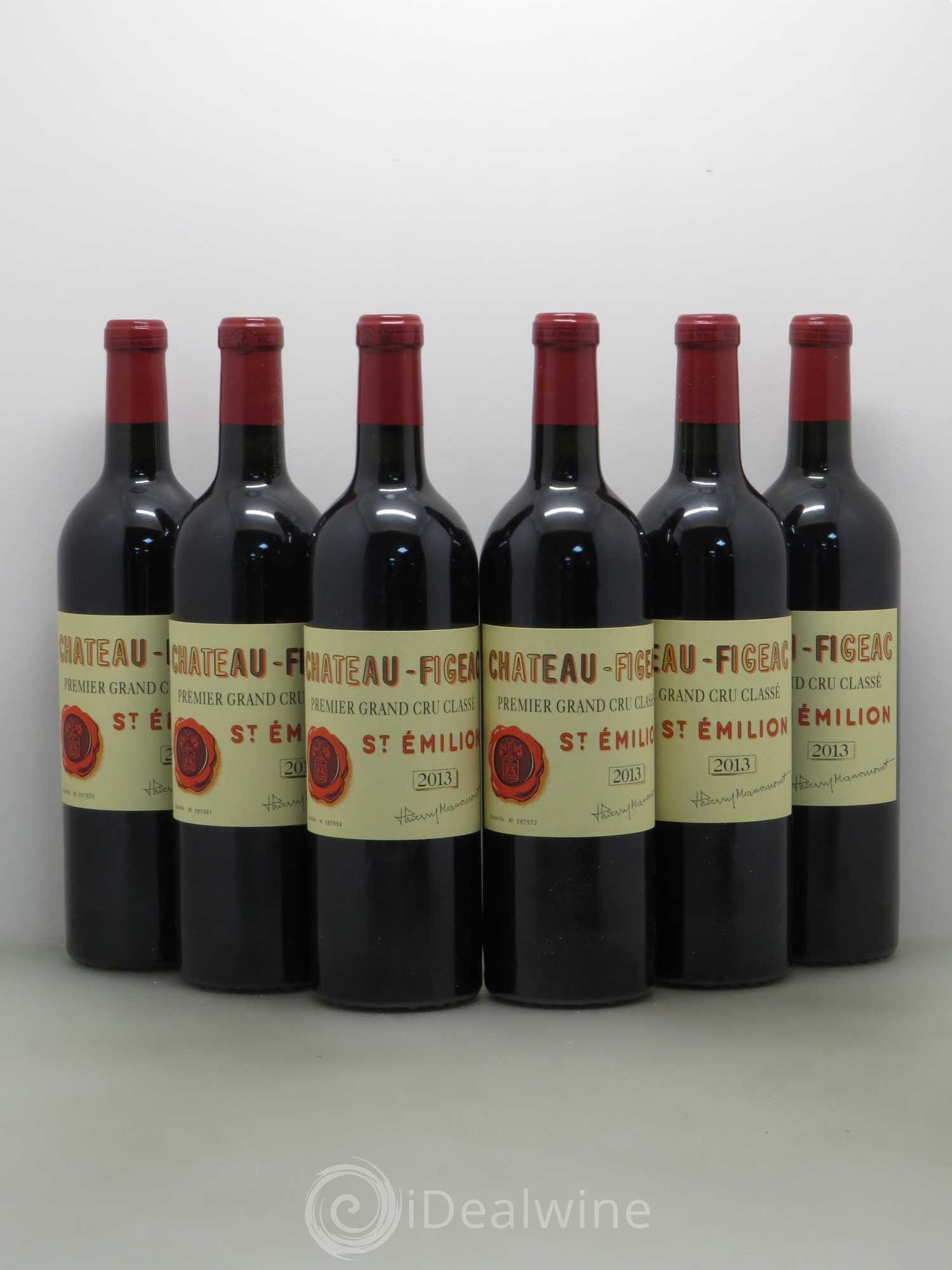 Château Figeac 1er Grand Cru Classé A 2013 - Lot de 6 bouteilles - 0