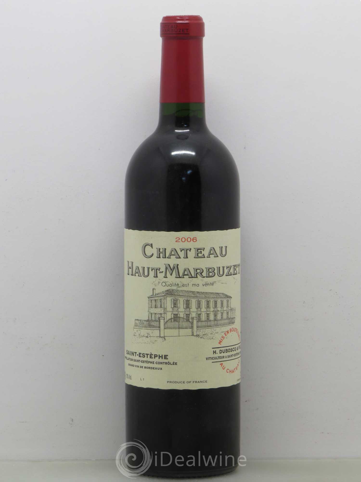 Château Haut Marbuzet 2006 - Lot de 1 bouteille - 0