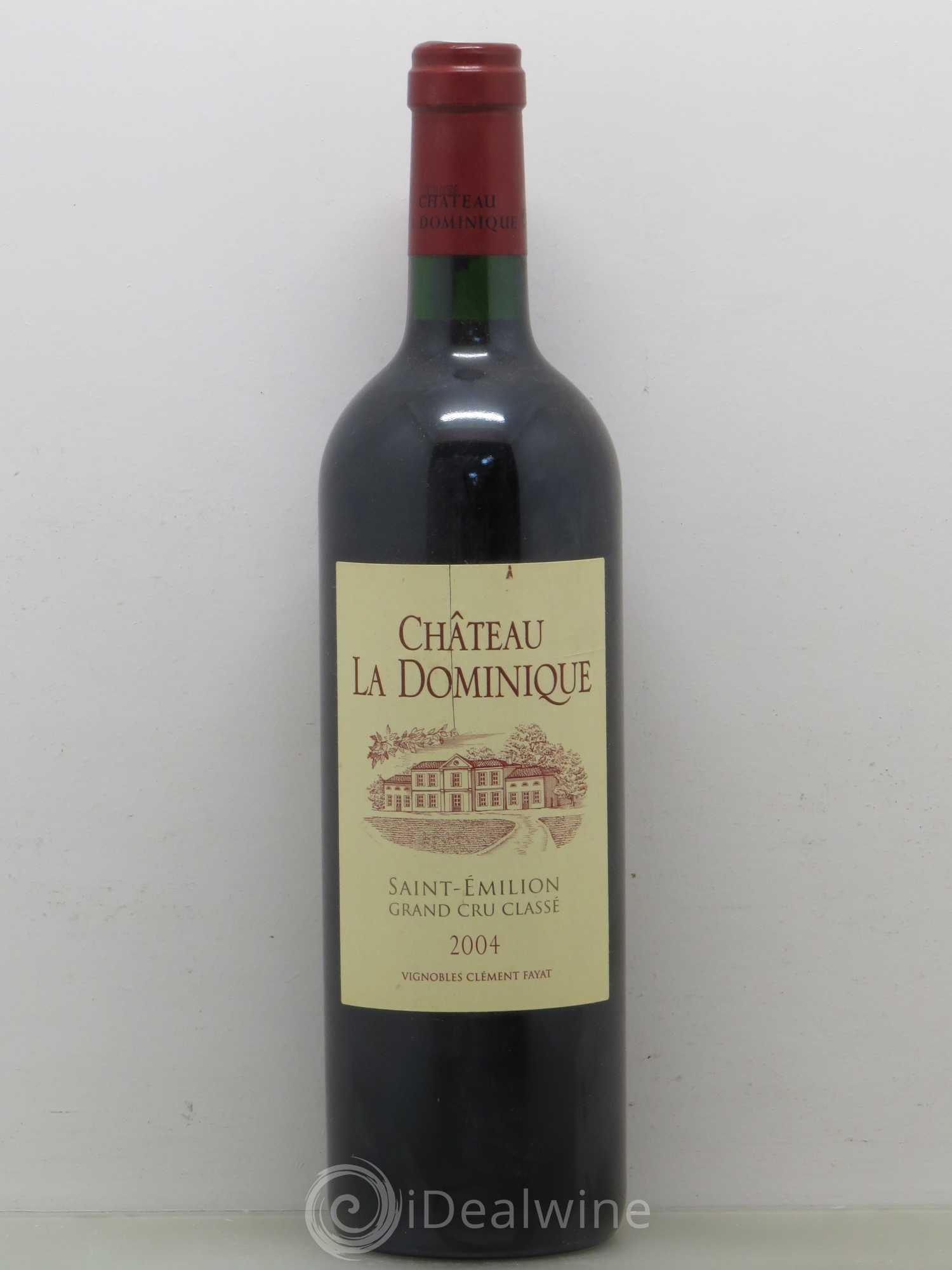 Château la Dominique Grand Cru Classé 2004 - Lot de 1 bouteille - 0