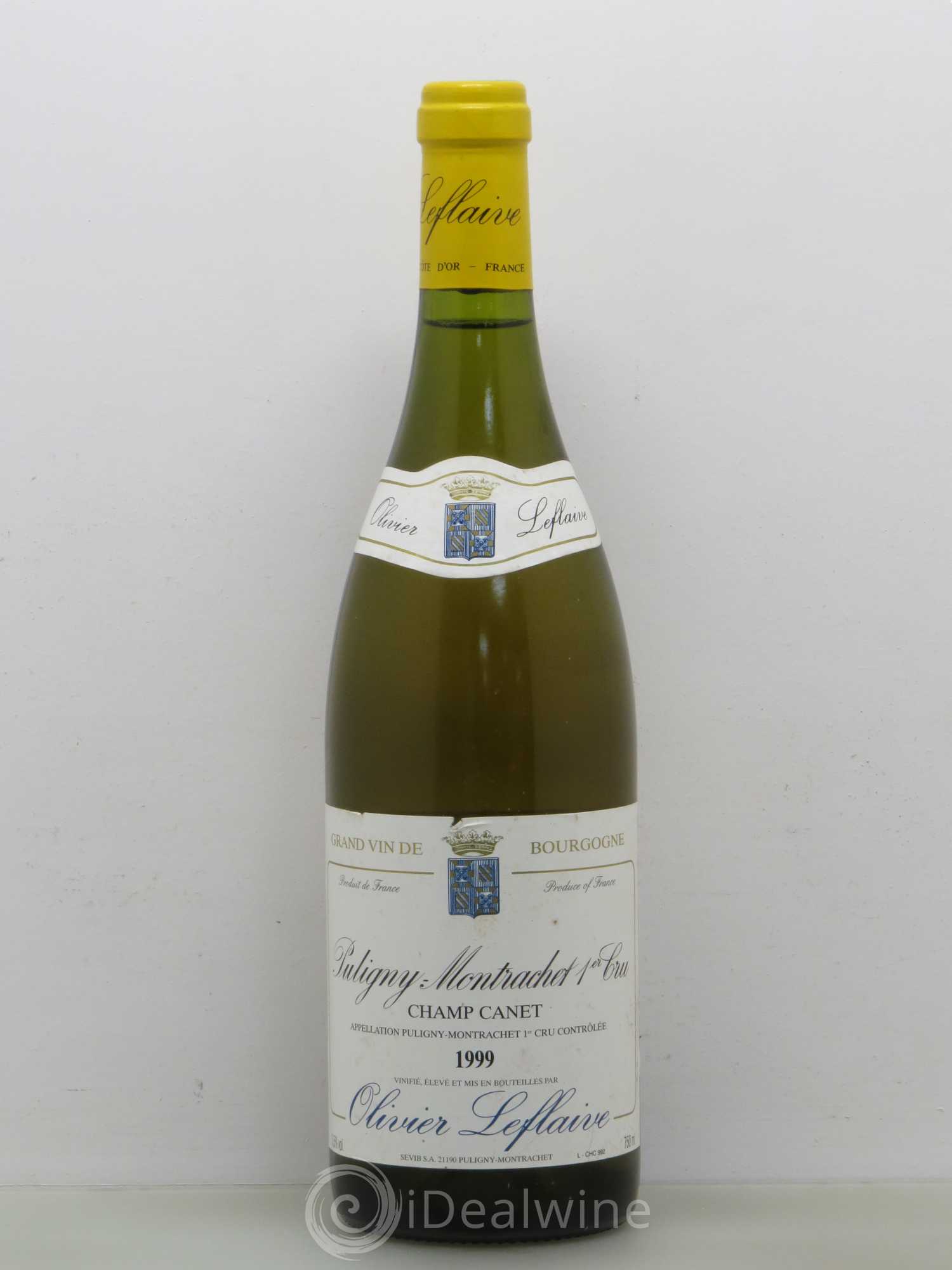 Puligny-Montrachet 1er Cru Champs Canet Olivier Leflaive 1999 - Posten von 1 Flasche - 0