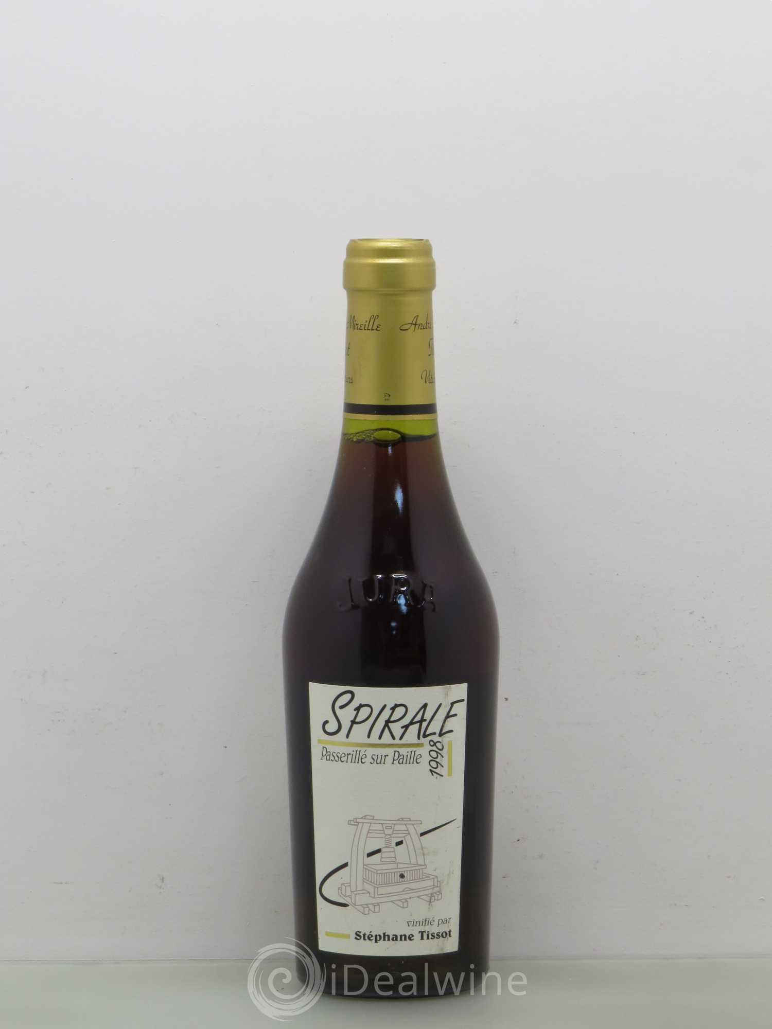 Arbois Passerille Sur Paille Cuvee Spirale Stephane Tissot 1998 - Posten von 1 Demi-Flasche - 0