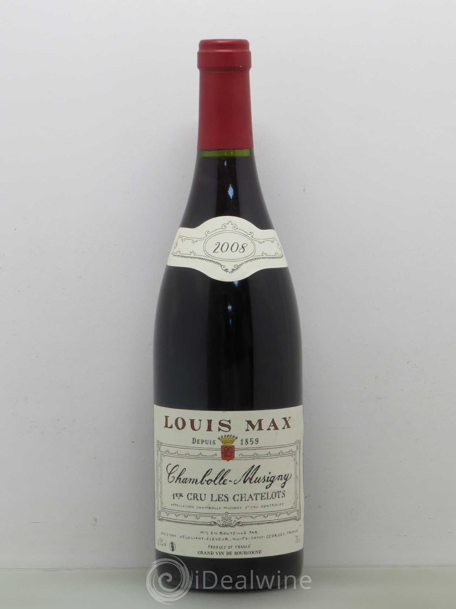 Chambolle-Musigny 1er Cru Les Chatelots Louis Max 2008 - Posten von 1 Flasche - 0