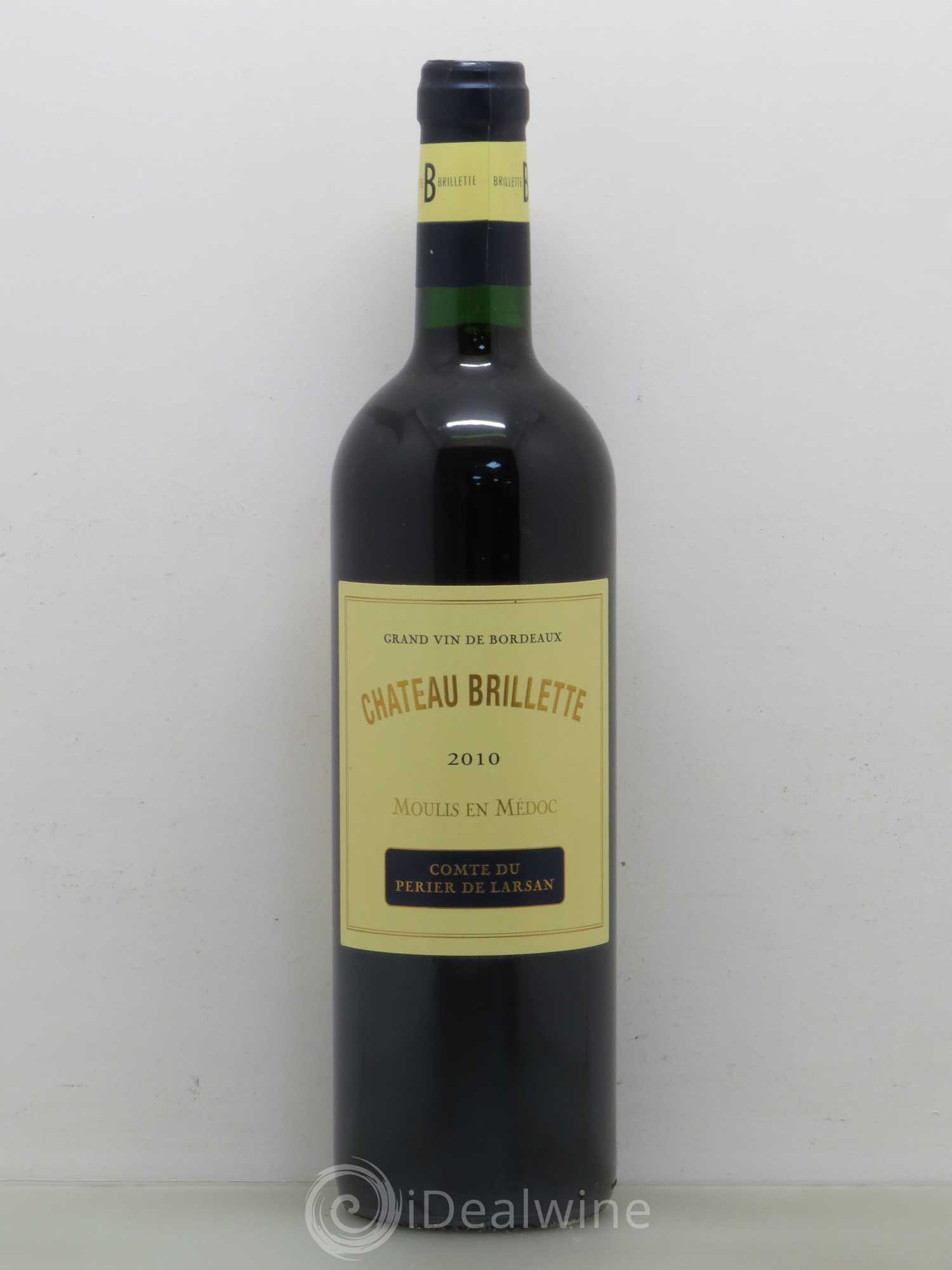 Château Brillette Cru Bourgeois 2010 - Lot de 1 bouteille - 0