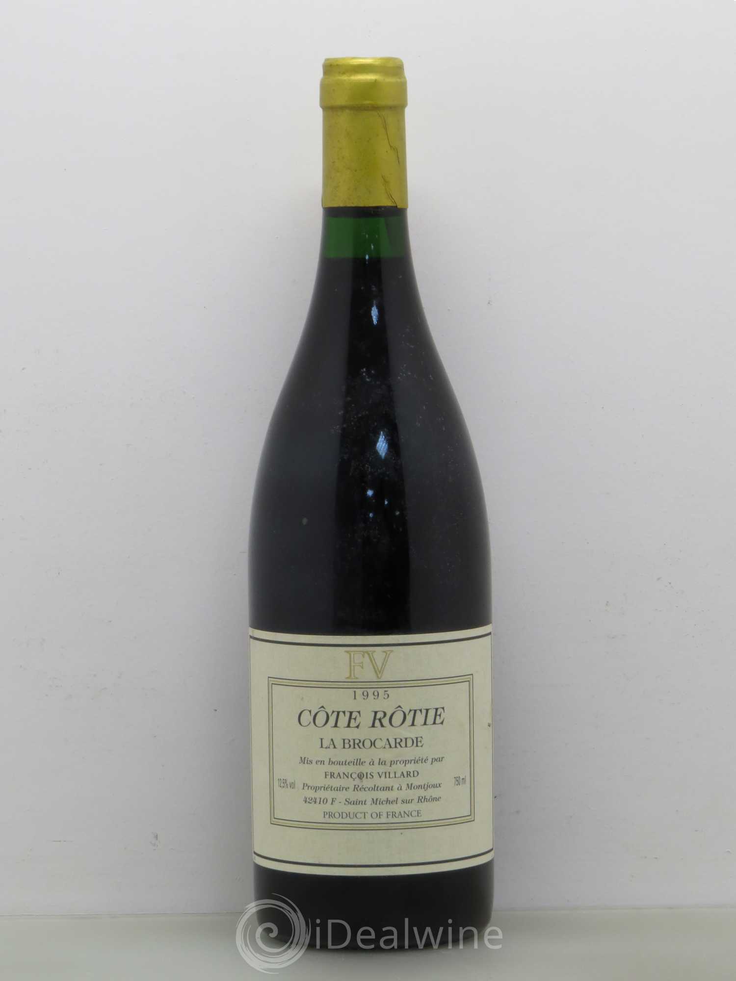 Côte-Rôtie La Brocarde François Villard 1995 - Lot de 1 bouteille - 0