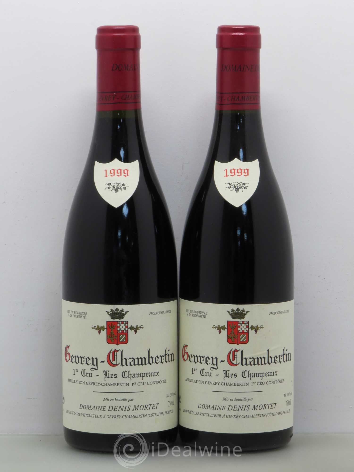 Gevrey-Chambertin 1er Cru Les Champeaux Denis Mortet (Domaine) 1999 - Lot de 2 bouteilles - 0