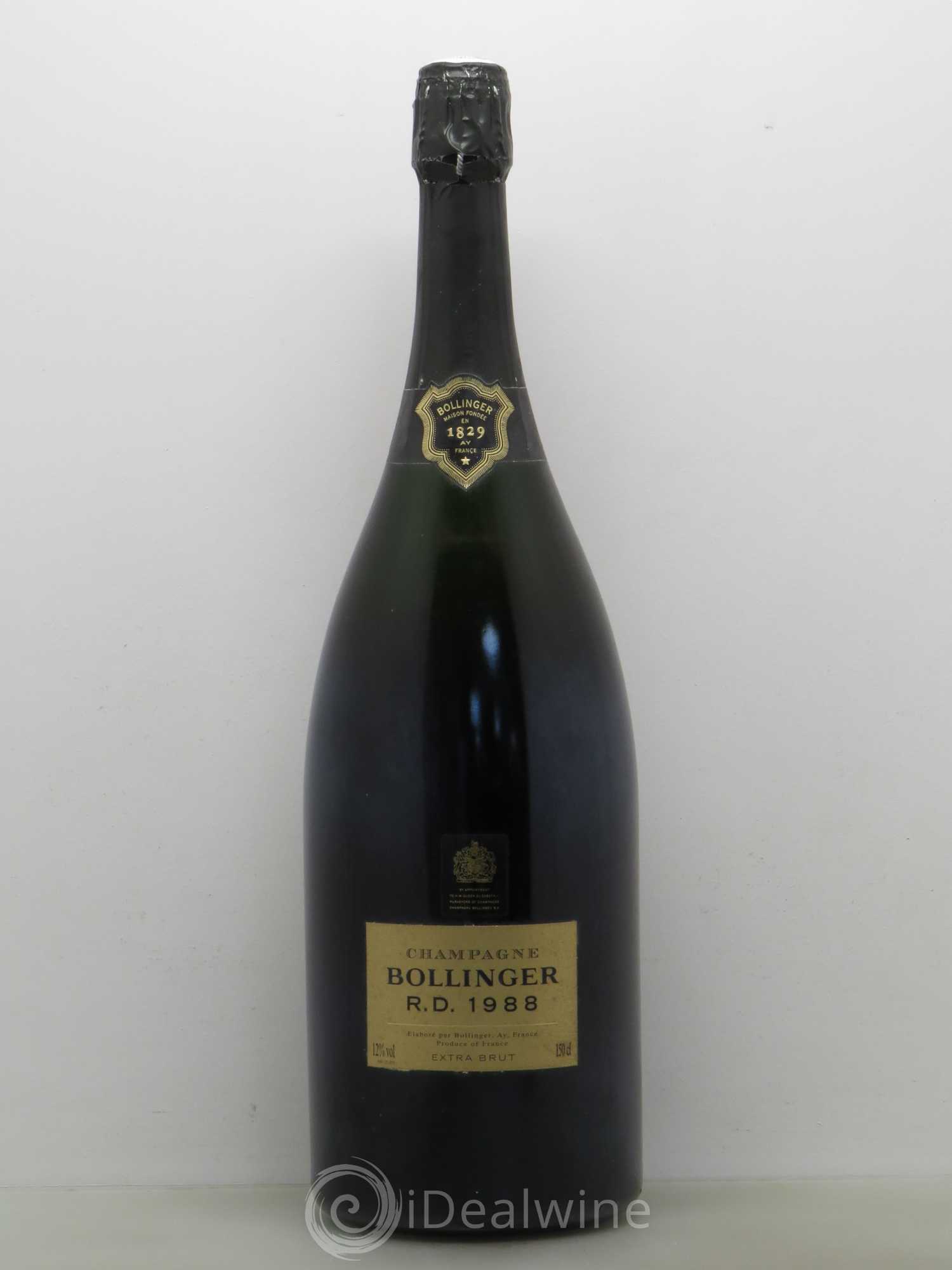 R.D. Extra-Brut Bollinger Dégorgement en Juillet 2001 1988 - Posten von 1 Magnum - 0