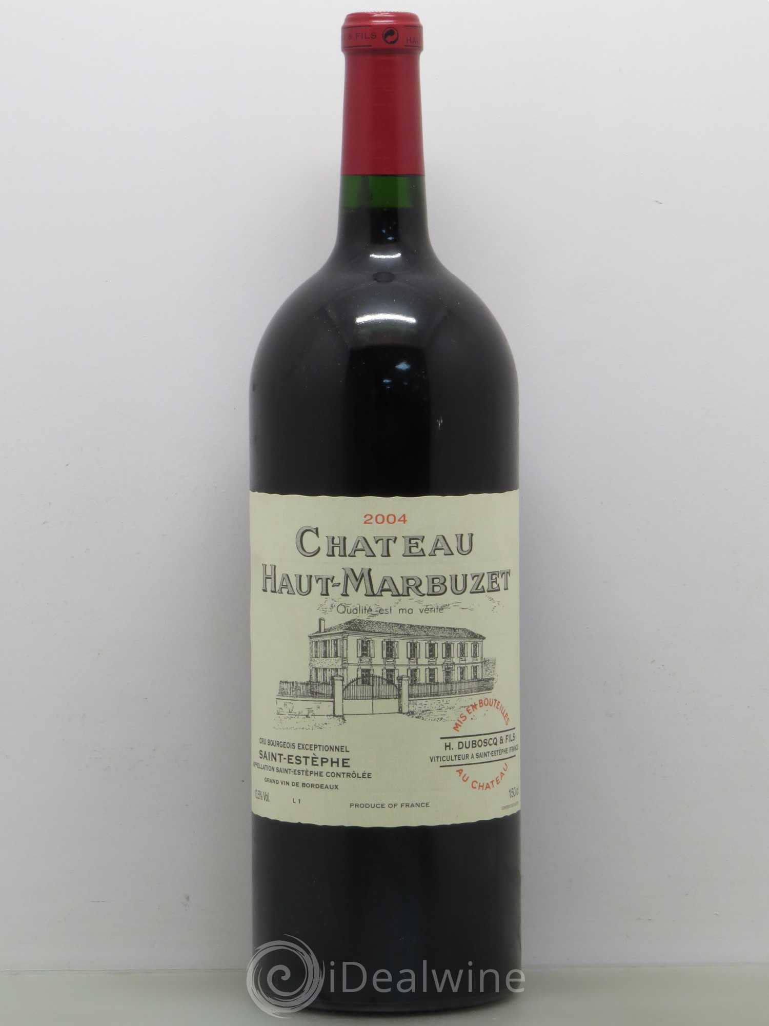 Château Haut Marbuzet 2004 - Lot de 1 magnum - 0