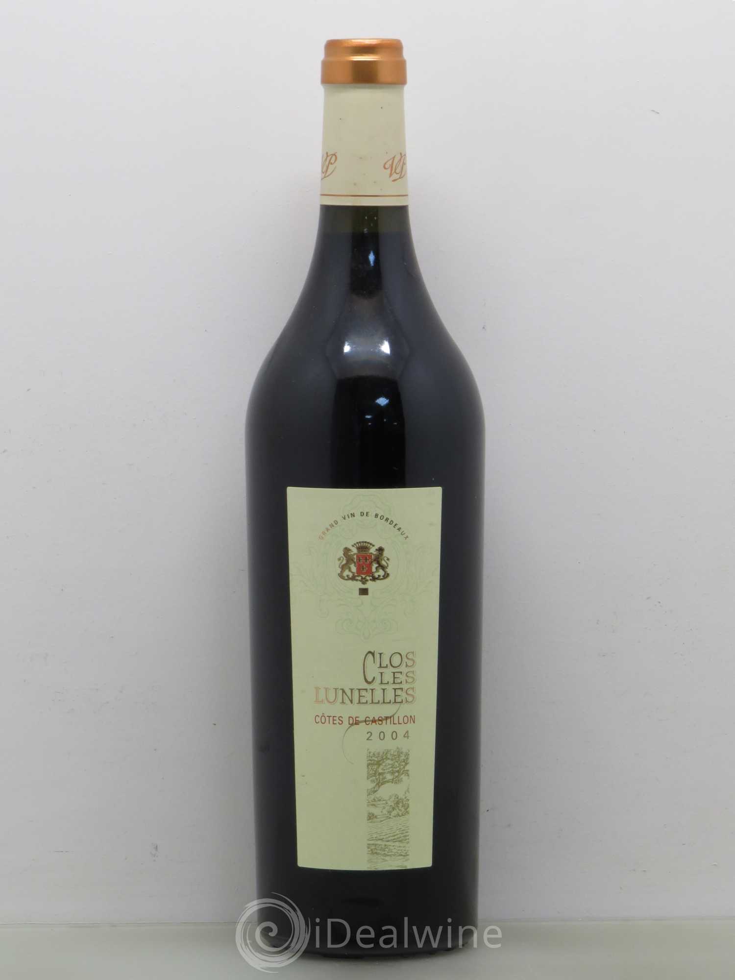 Clos Lunelles 2004 - Lot de 1 bouteille - 0