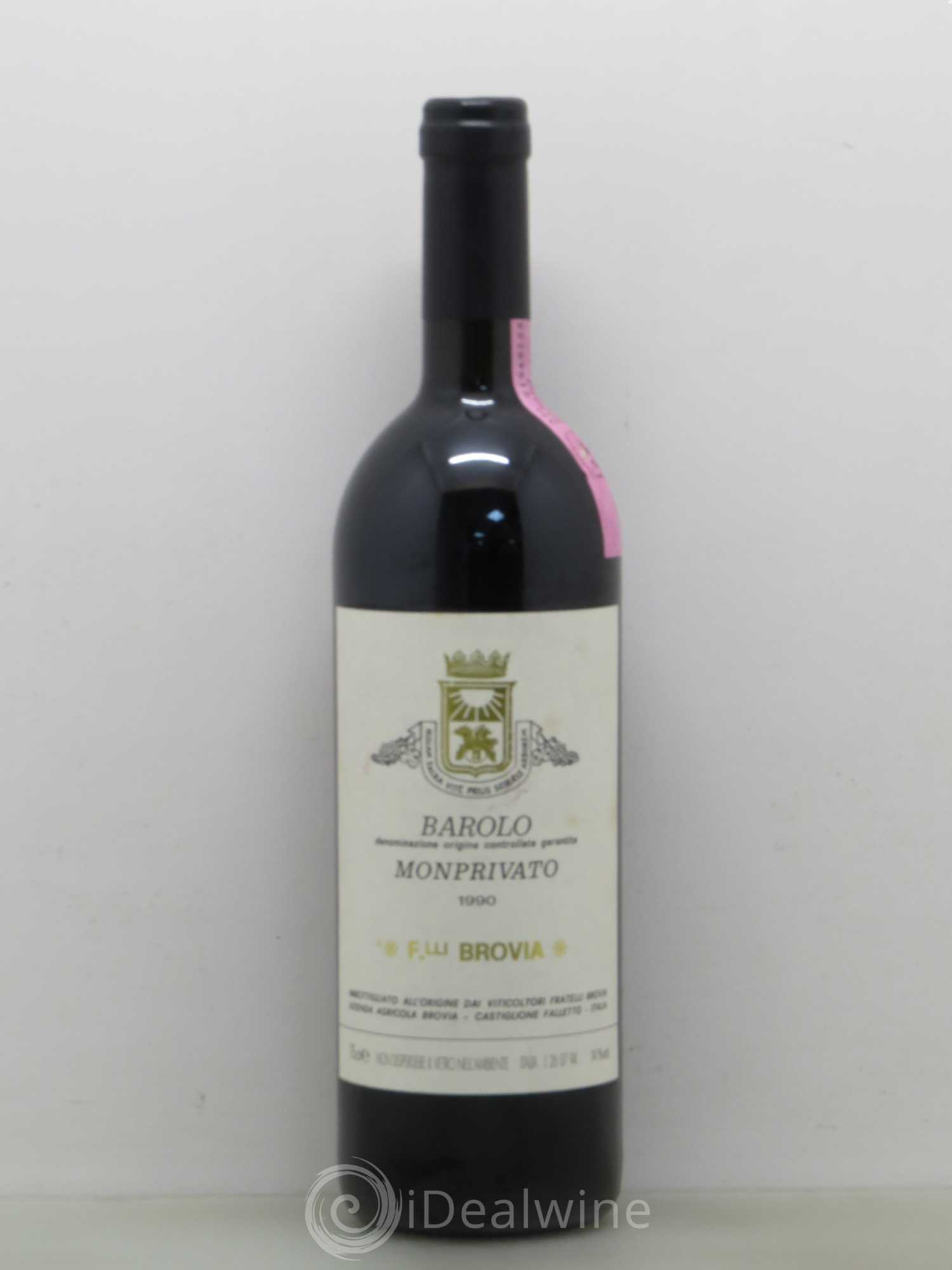 Barolo Monprivato Fratelli Brovia 1990 - Lot de 1 bouteille - 0