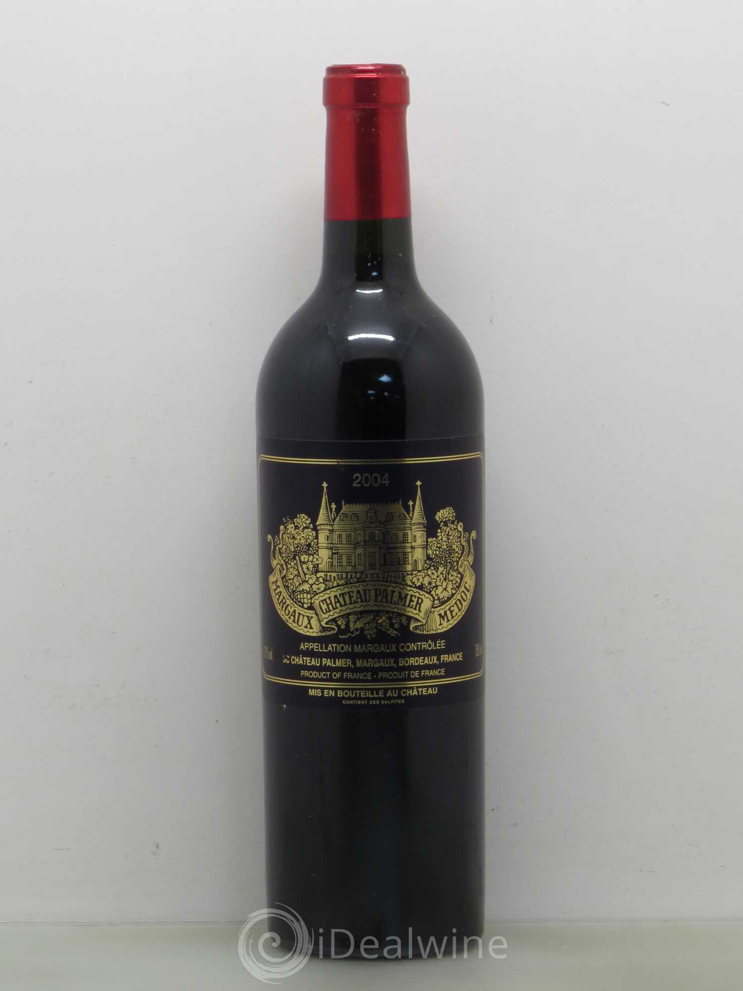 Château Palmer 3ème Grand Cru Classé 2004 - Lot de 1 bouteille - 0