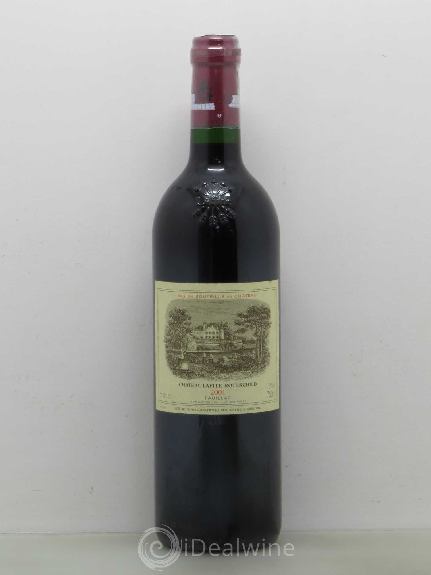 Château Lafite Rothschild 1er Grand Cru Classé 2001 - Lot de 1 bouteille - 0