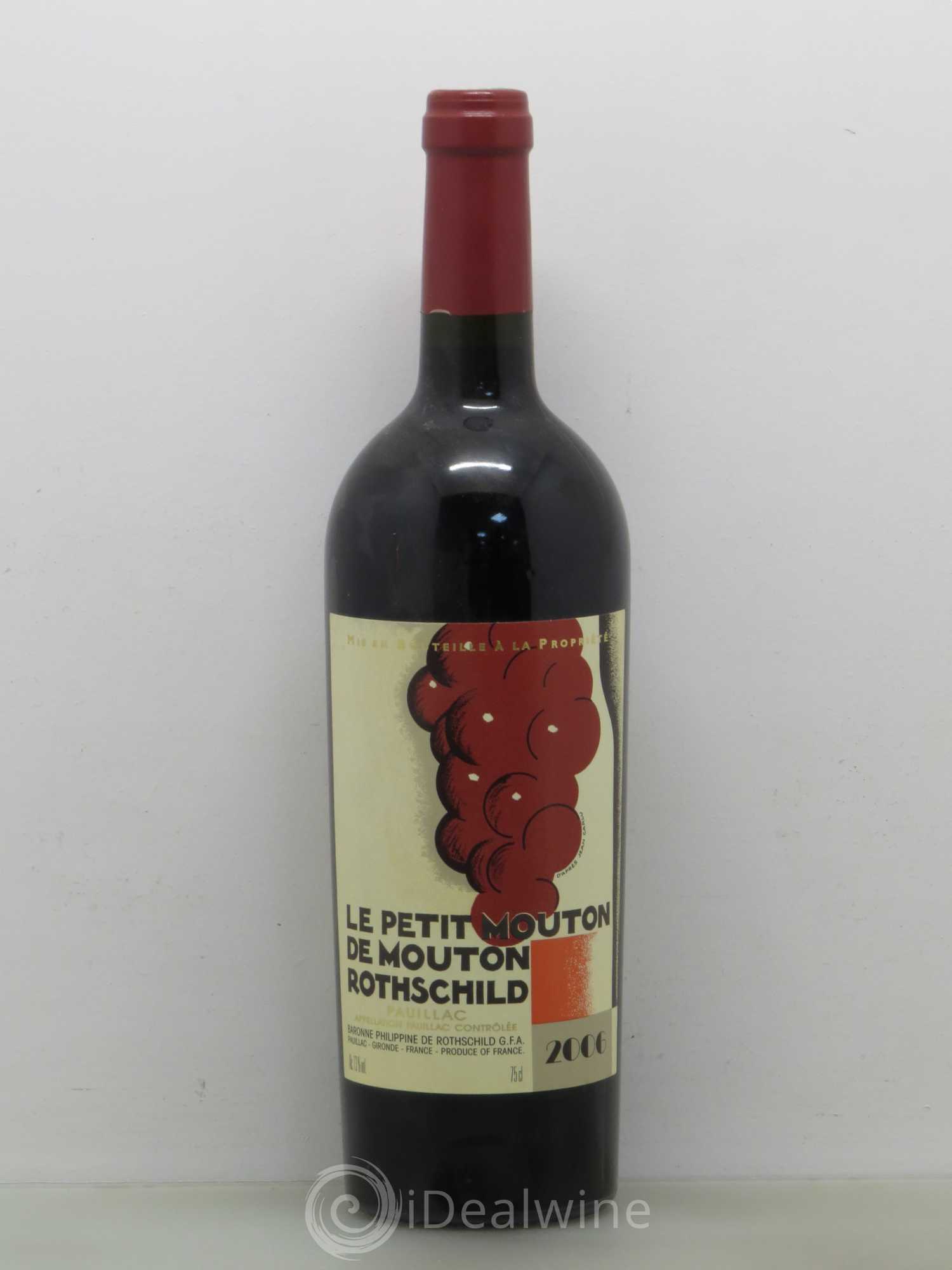 Petit Mouton Second Vin 2006 - Lot de 1 bouteille - 0