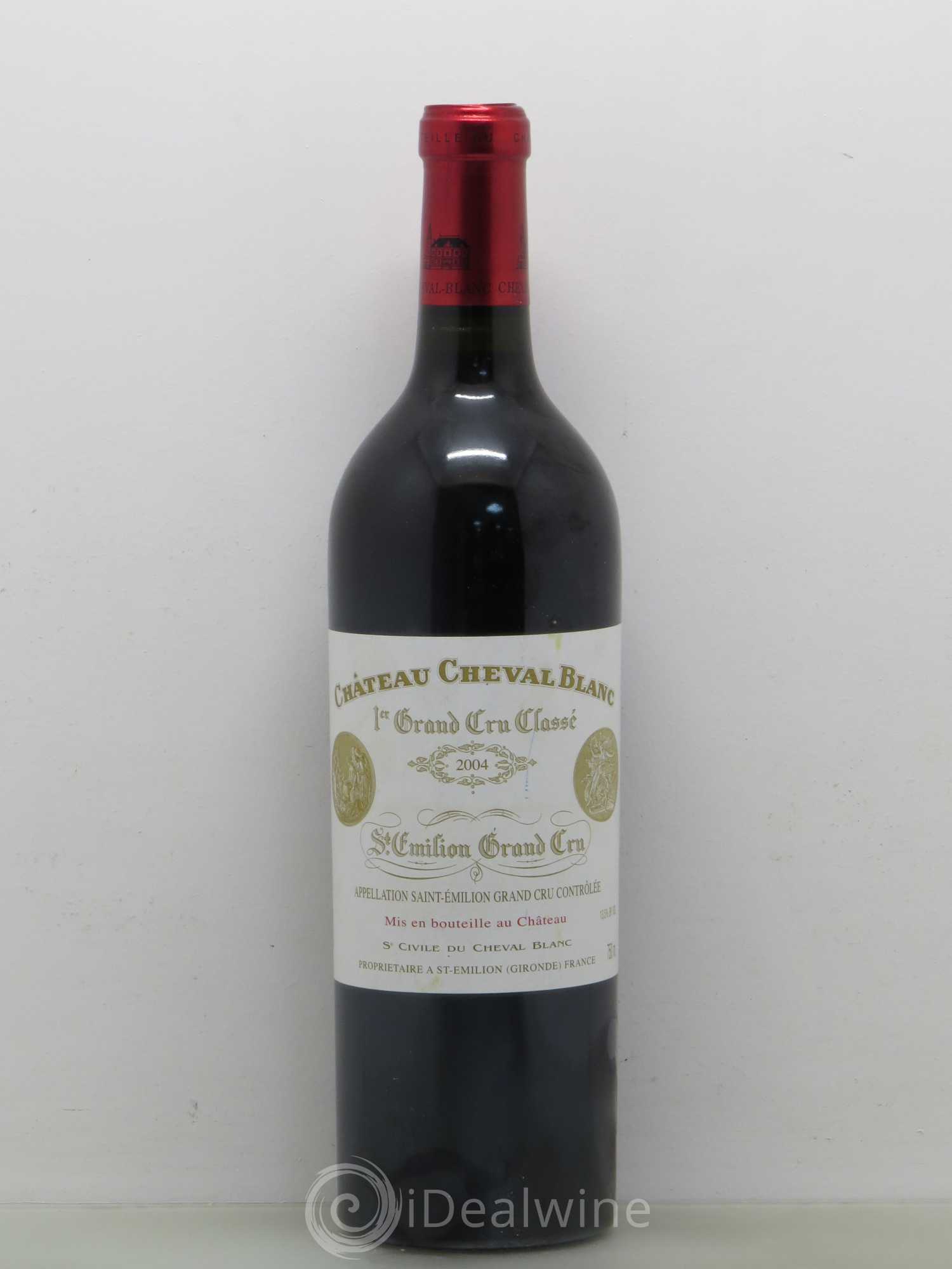 Château Cheval Blanc 1er Grand Cru Classé A 2004 - Lot de 1 bouteille - 0