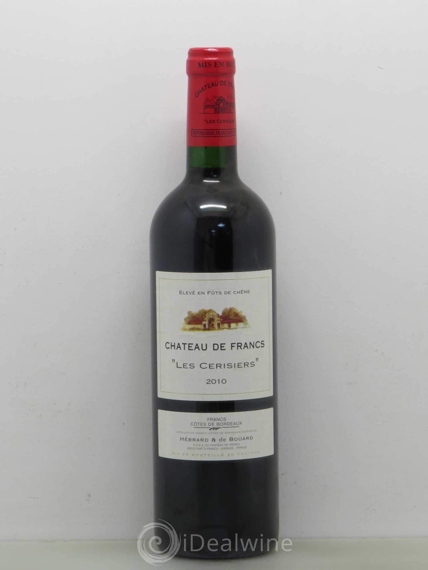 Côtes de Francs de Francs les cerisiers 2010 - Posten von 1 Flasche - 0