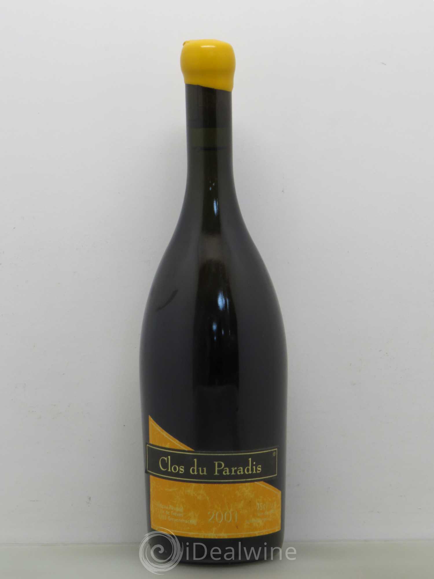 Vins Etrangers Clos du Paradis Moselle Luxembourgeoise Pauqué 2001 - Lotto di 1 bottiglia - 0