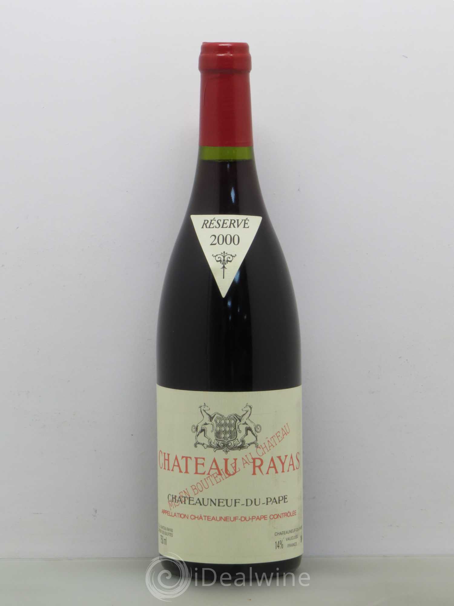 Châteauneuf-du-Pape Château Rayas Emmanuel Reynaud 2000 - Lot de 1 bouteille - 0