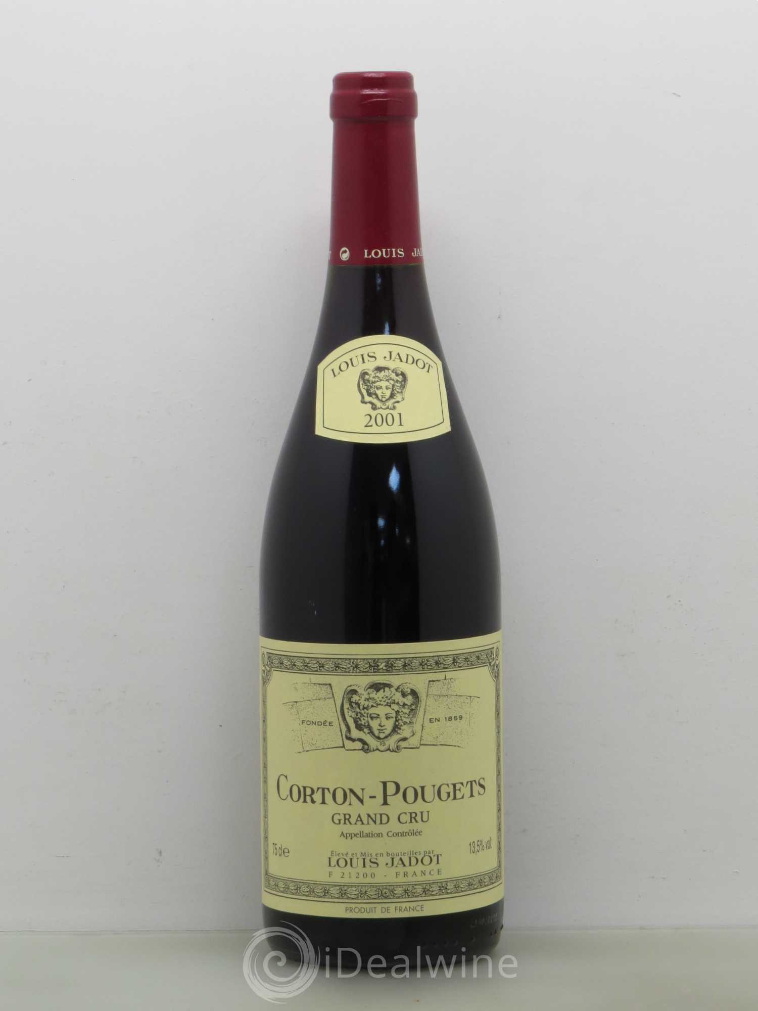 Corton Grand Cru Pougets Maison Louis Jadot 2001 - Lot de 1 bouteille - 0
