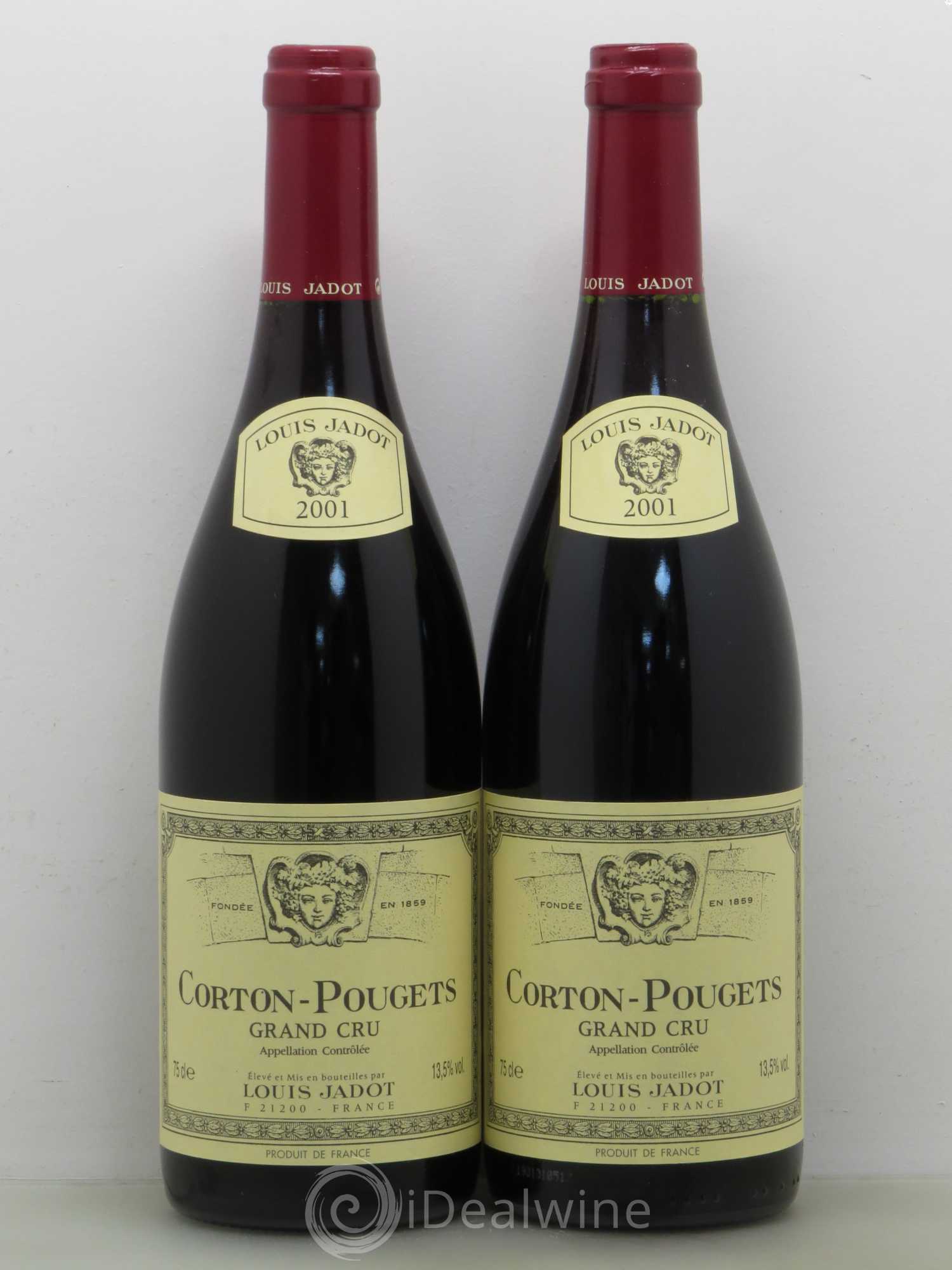 Corton Grand Cru Pougets Maison Louis Jadot 2001 - Lot de 2 bouteilles - 0